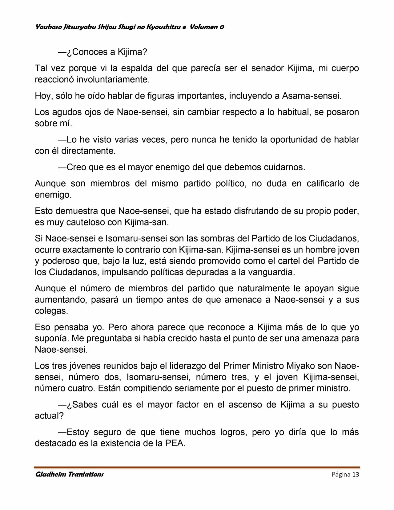 Página 13 del Manga