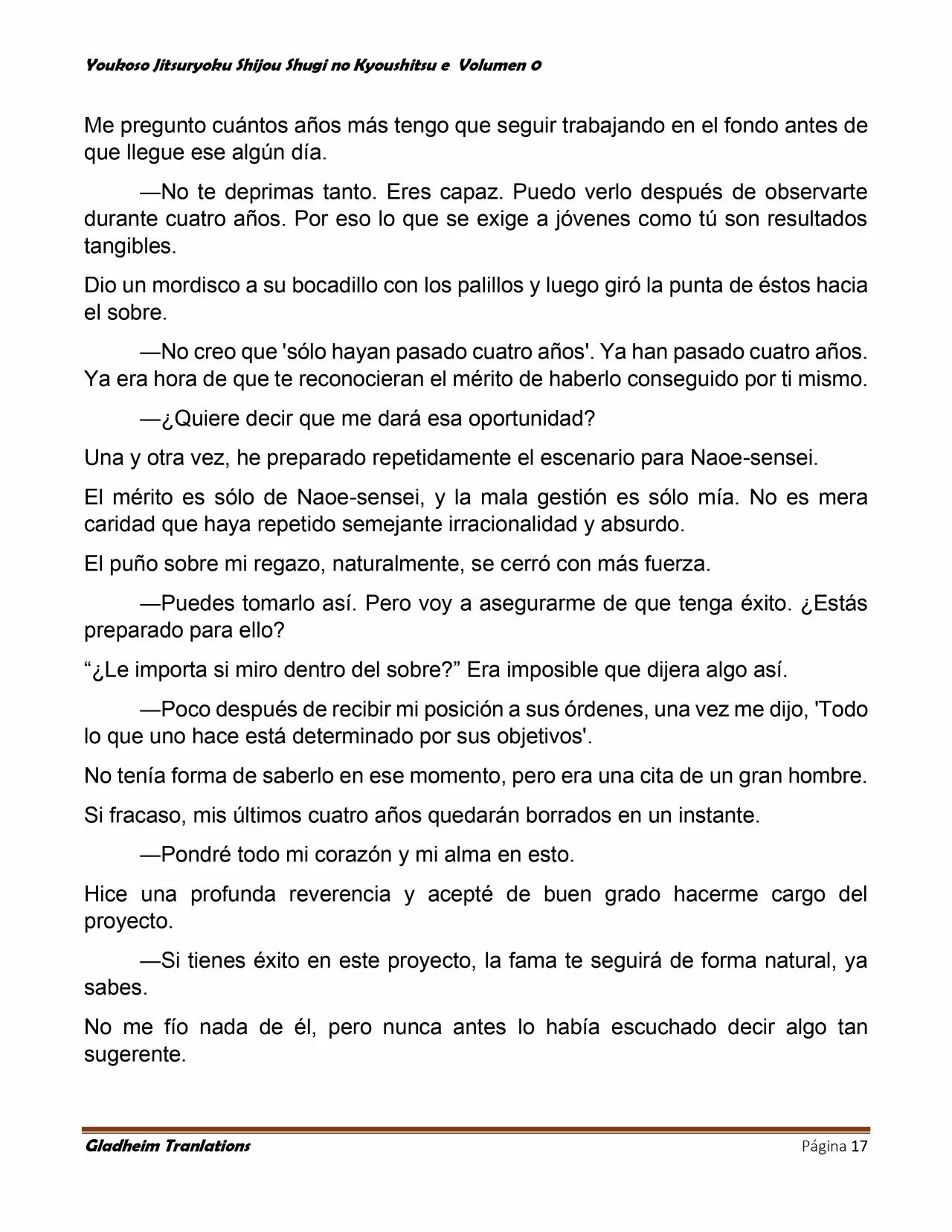 Página 17 del Manga