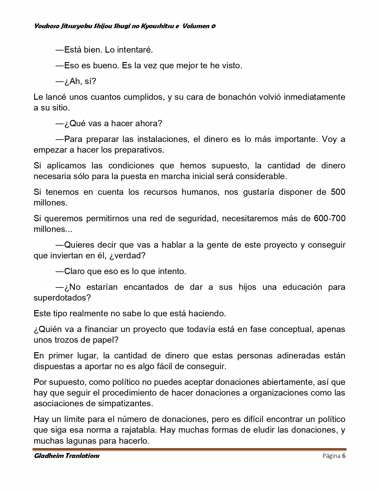 Página 6 del Manga