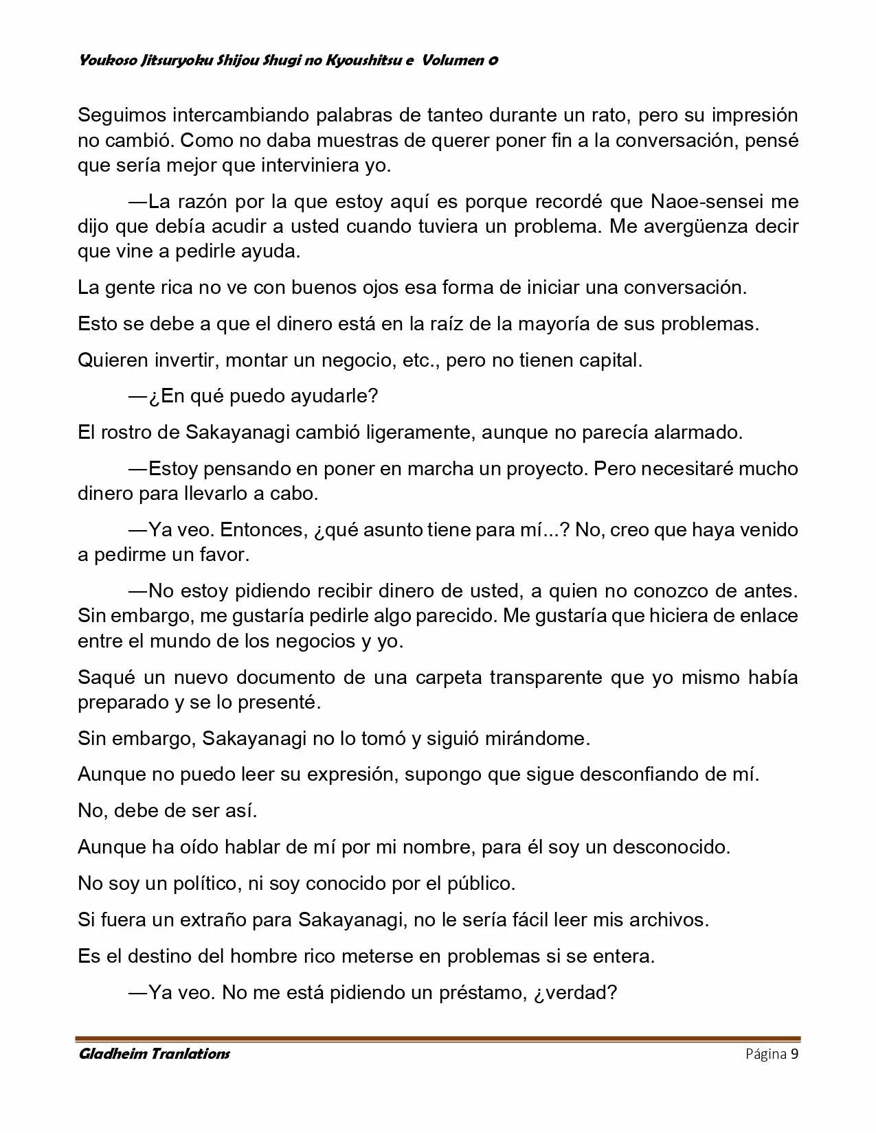 Página 9 del Manga