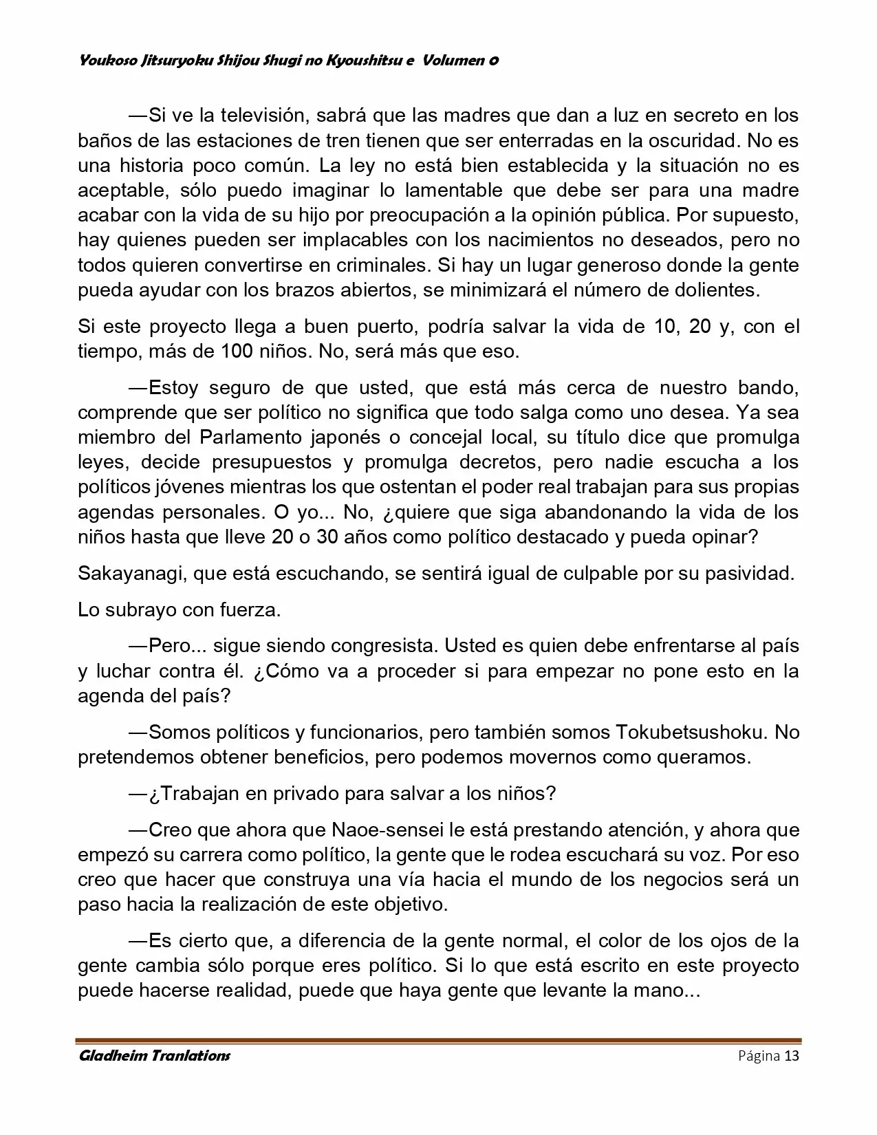 Página 13 del Manga