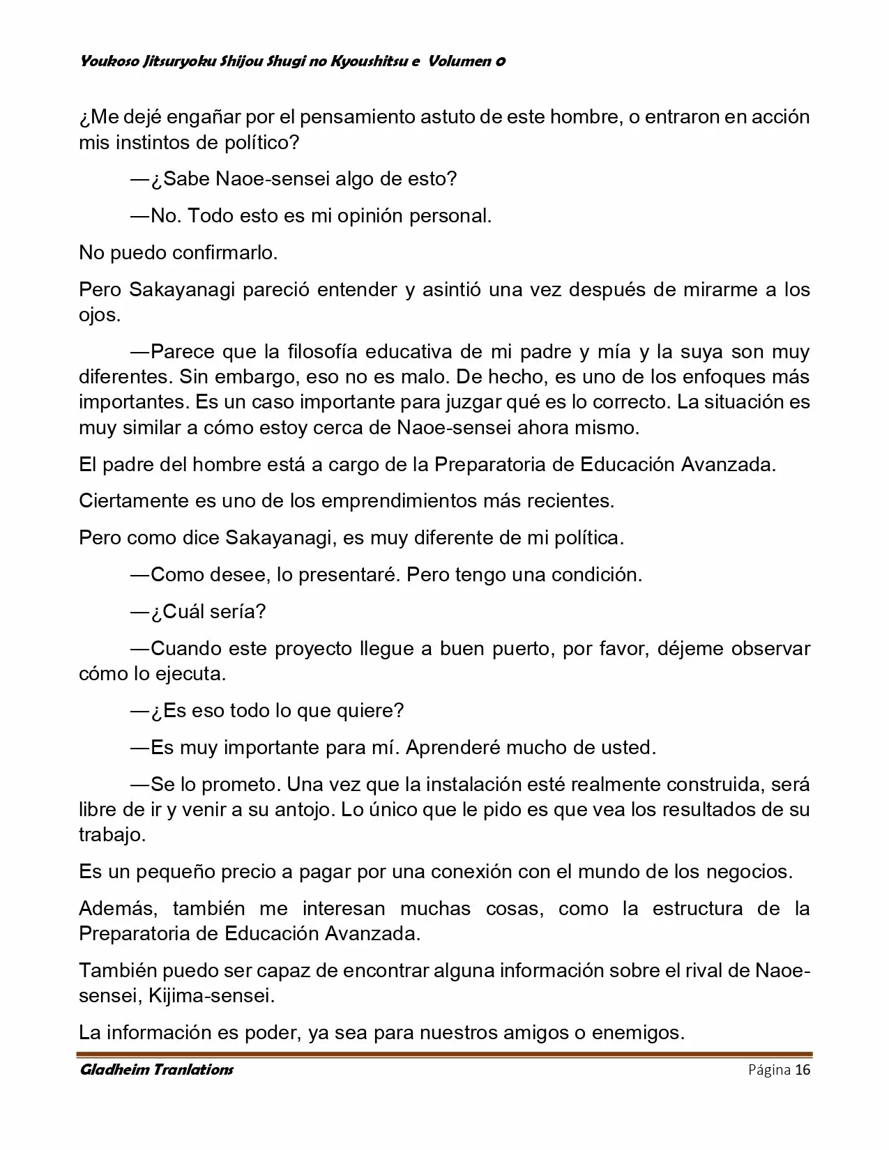 Página 16 del Manga