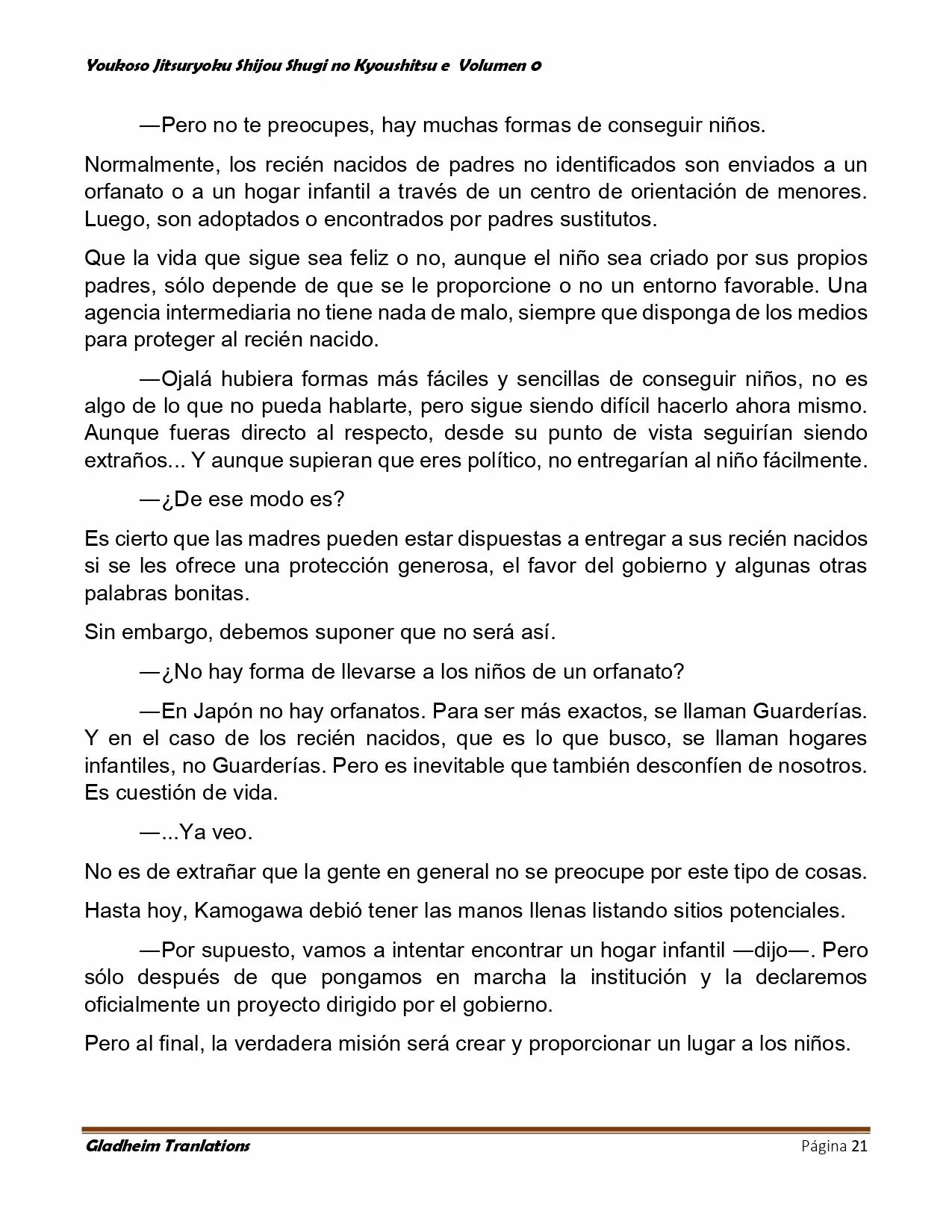 Página 21 del Manga