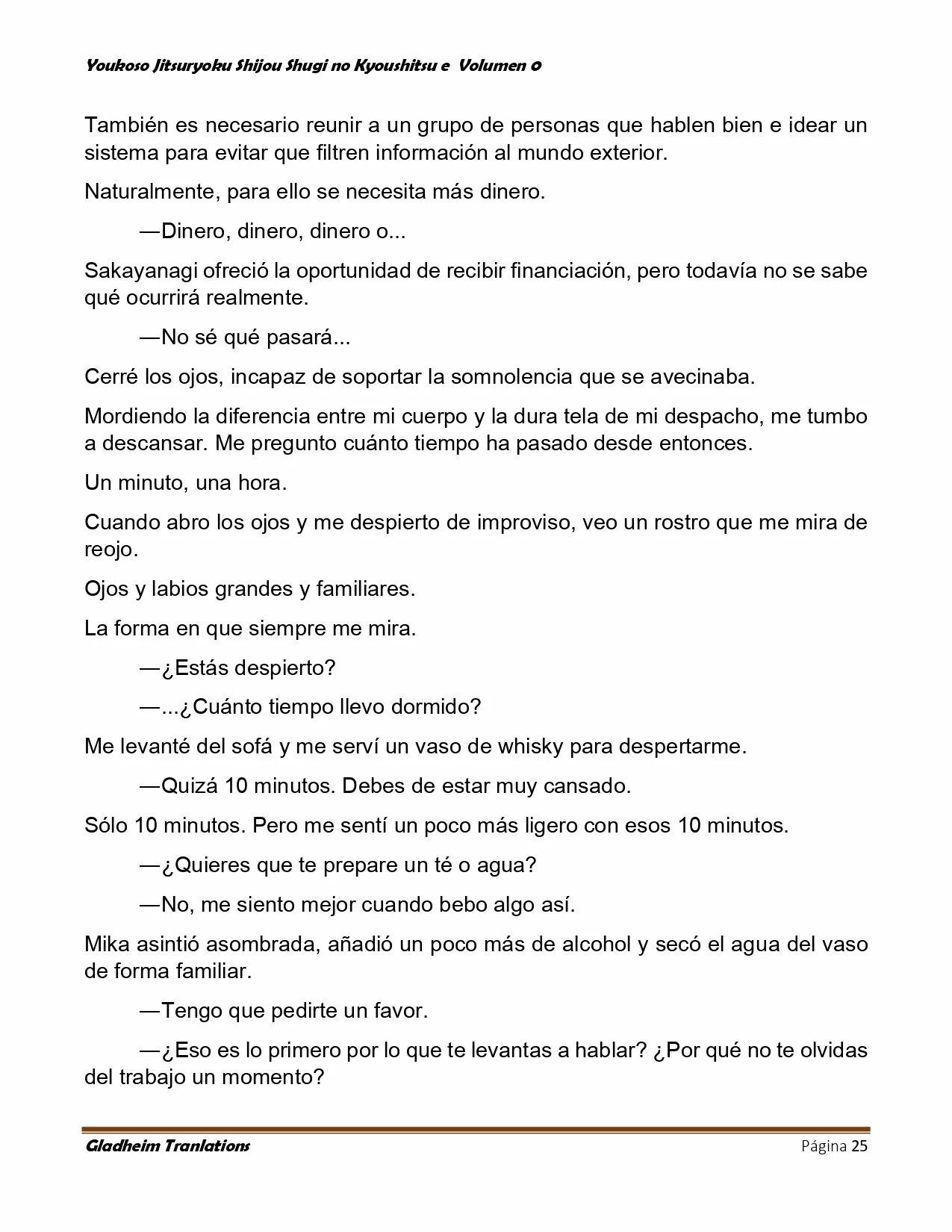 Página 25 del Manga