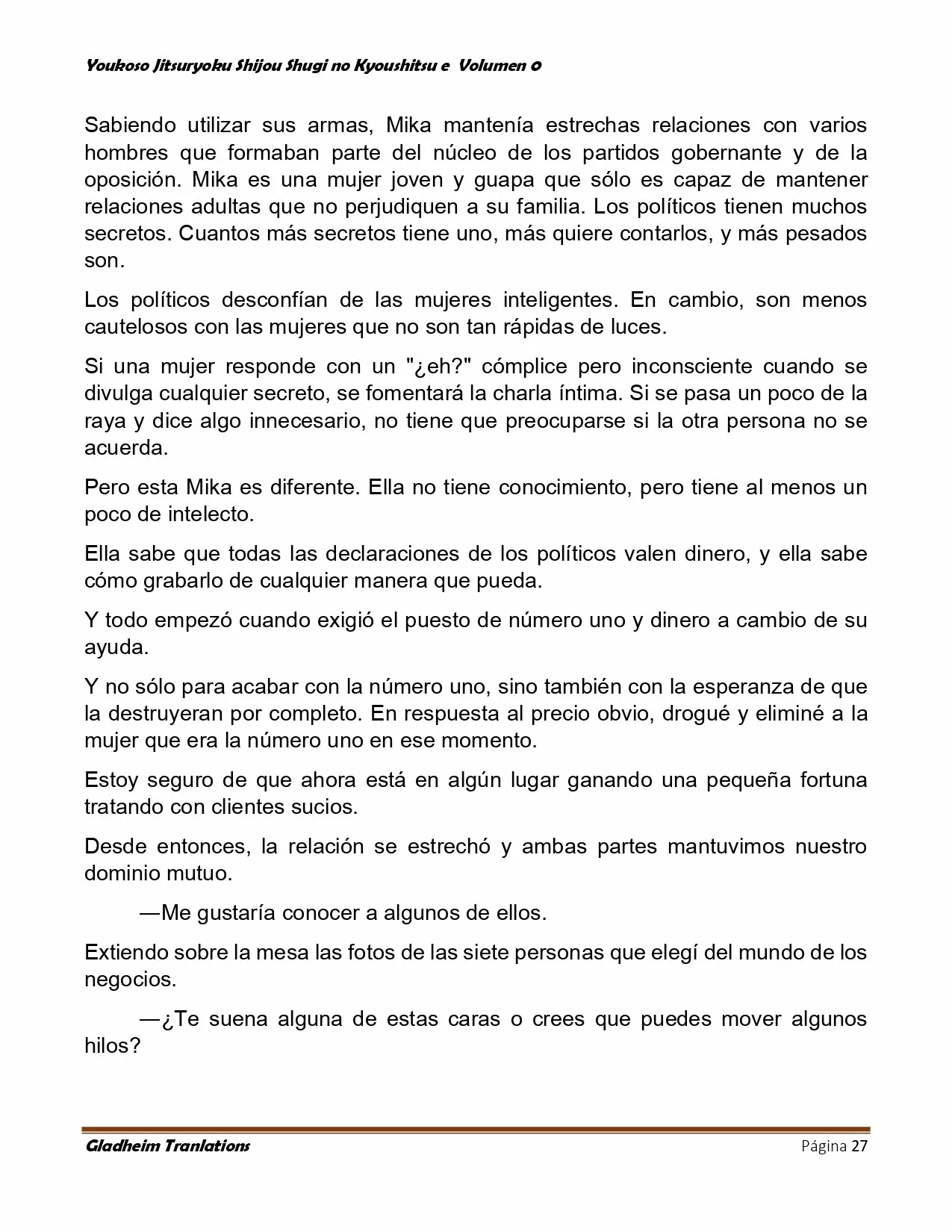 Página 27 del Manga