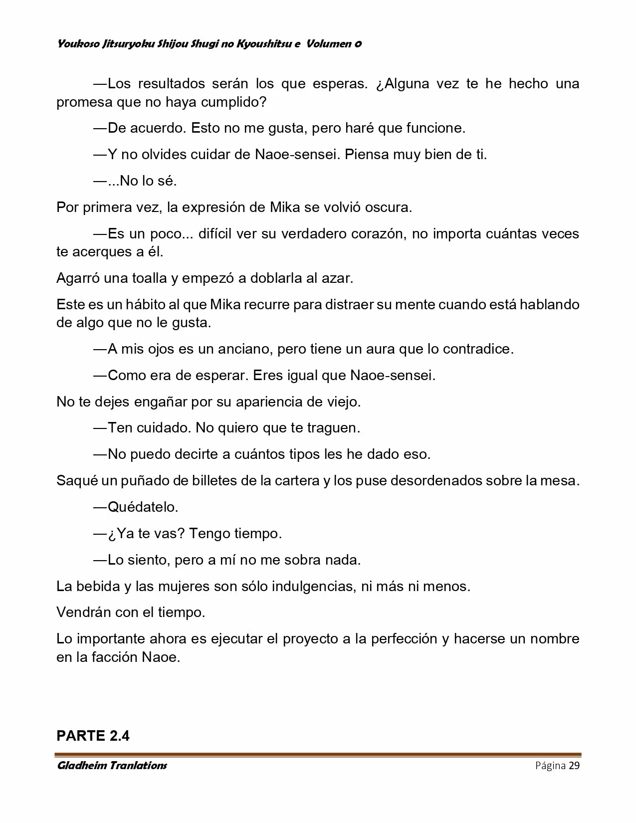 Página 29 del Manga