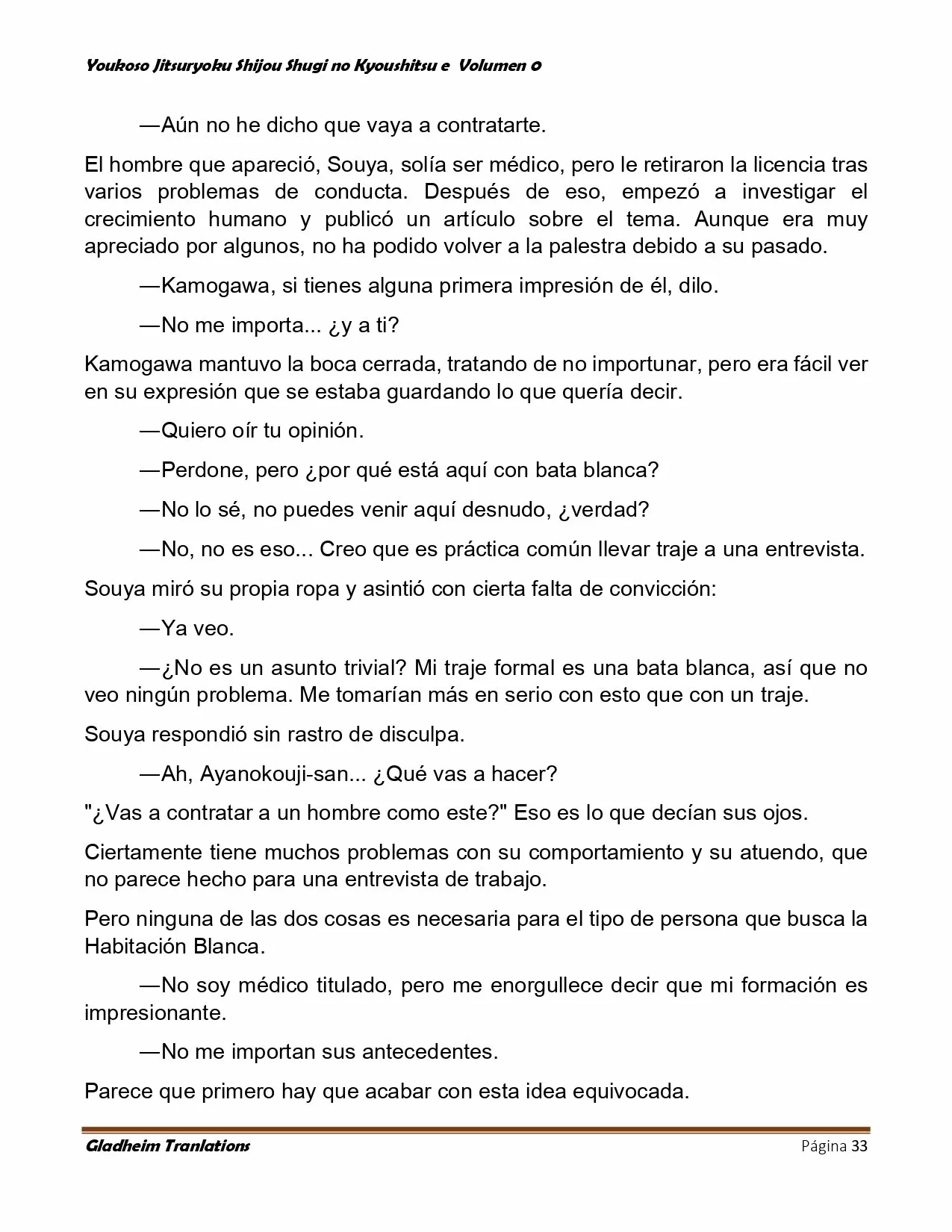 Página 33 del Manga