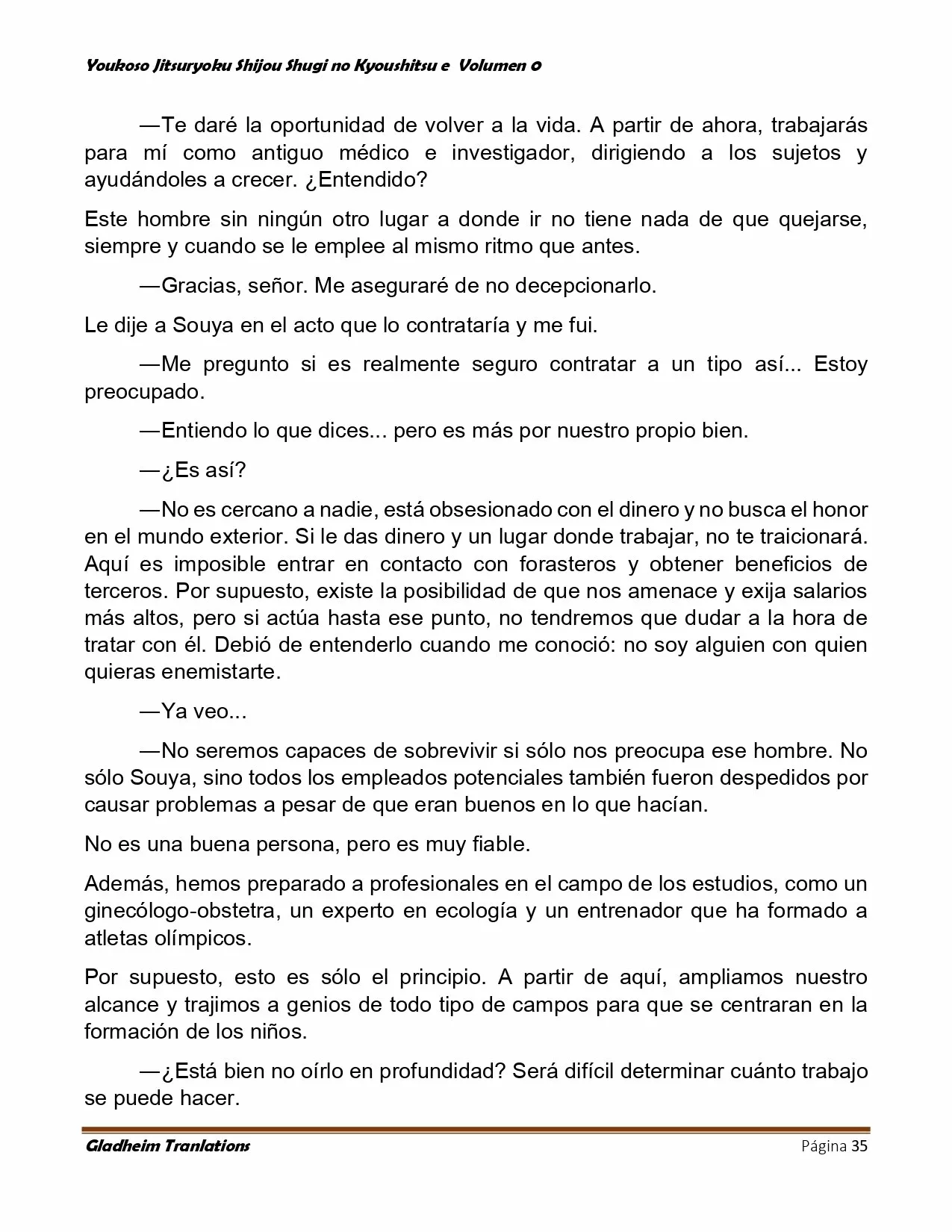 Página 35 del Manga