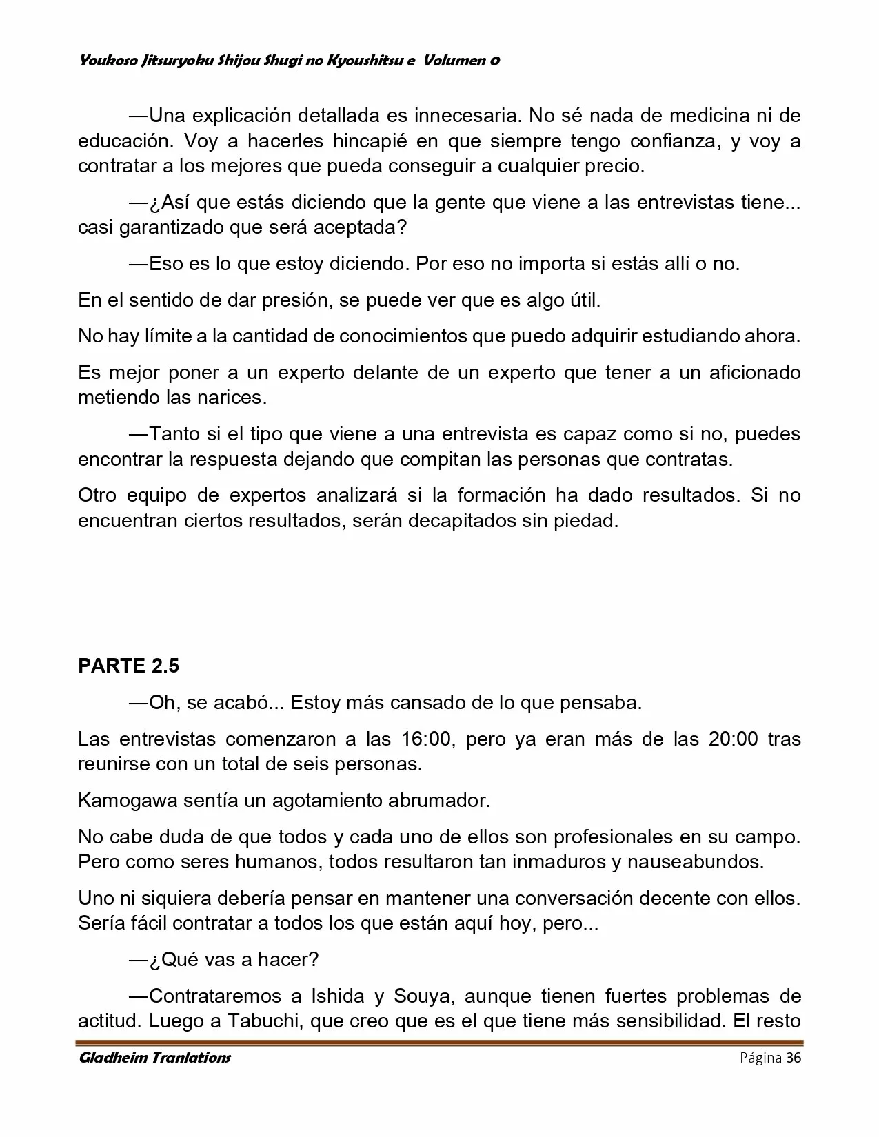 Página 36 del Manga