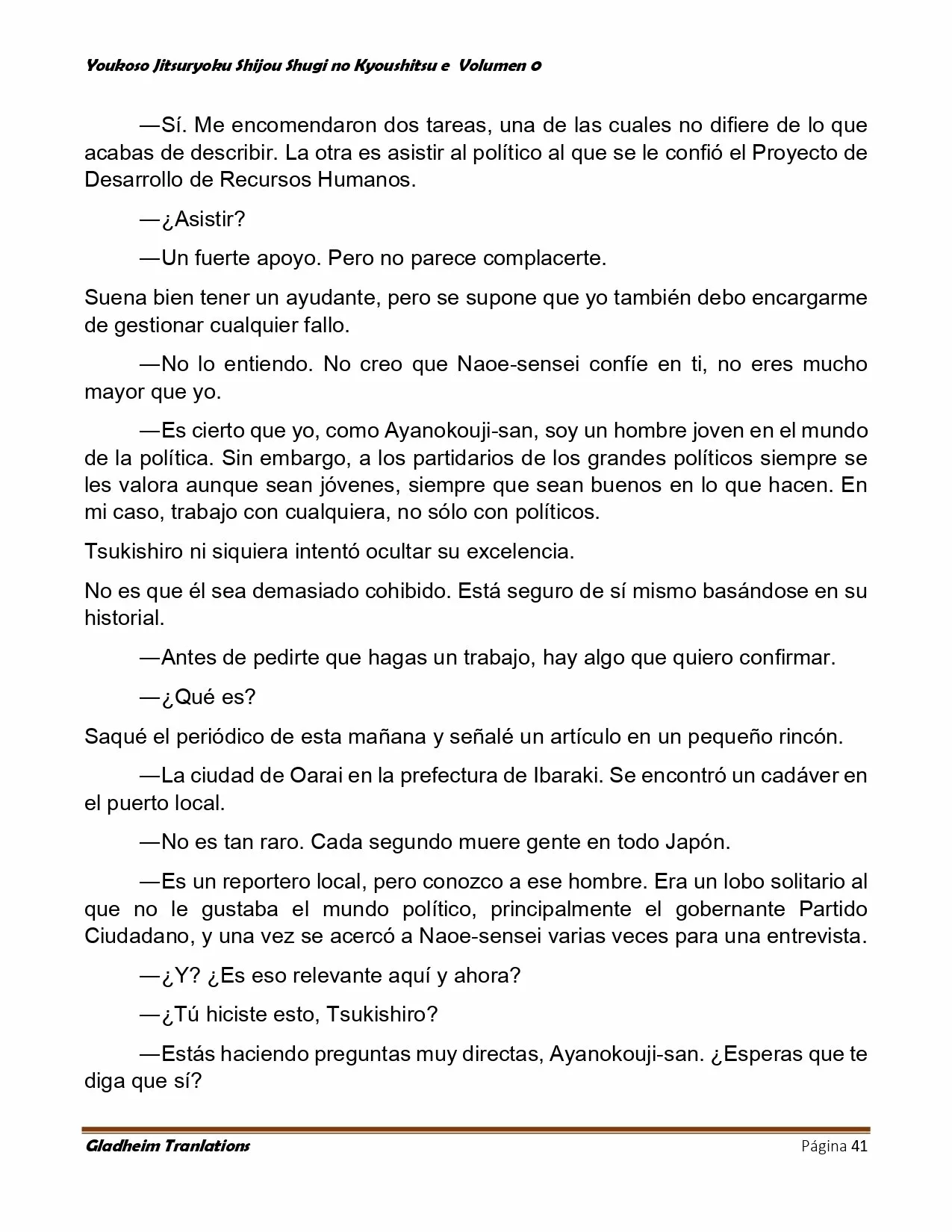 Página 41 del Manga