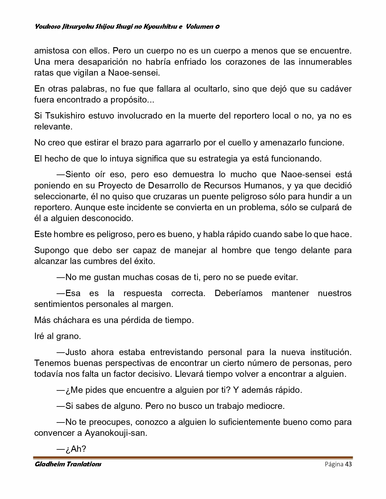 Página 43 del Manga