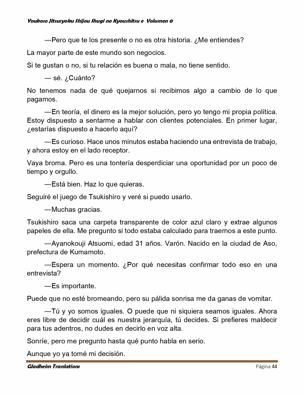 Página 44 del Manga