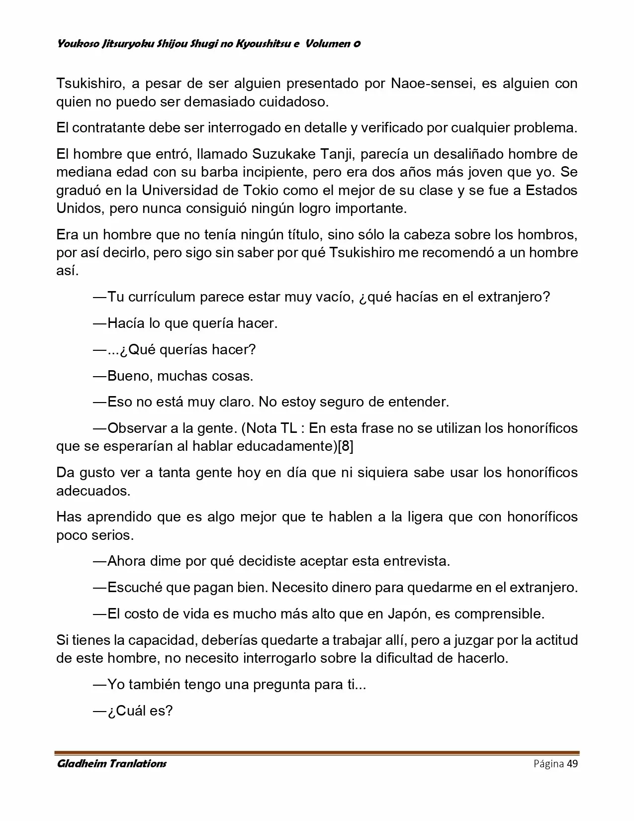 Página 49 del Manga