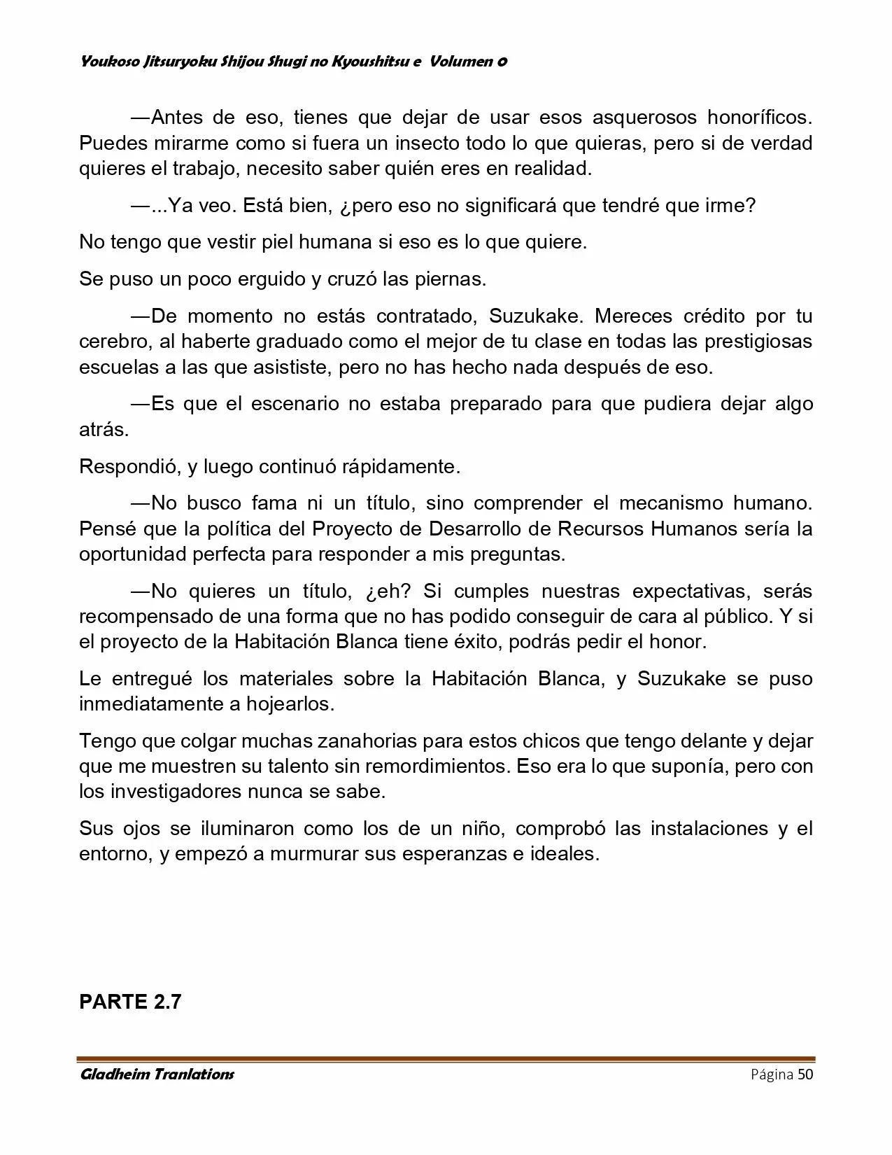 Página 50 del Manga