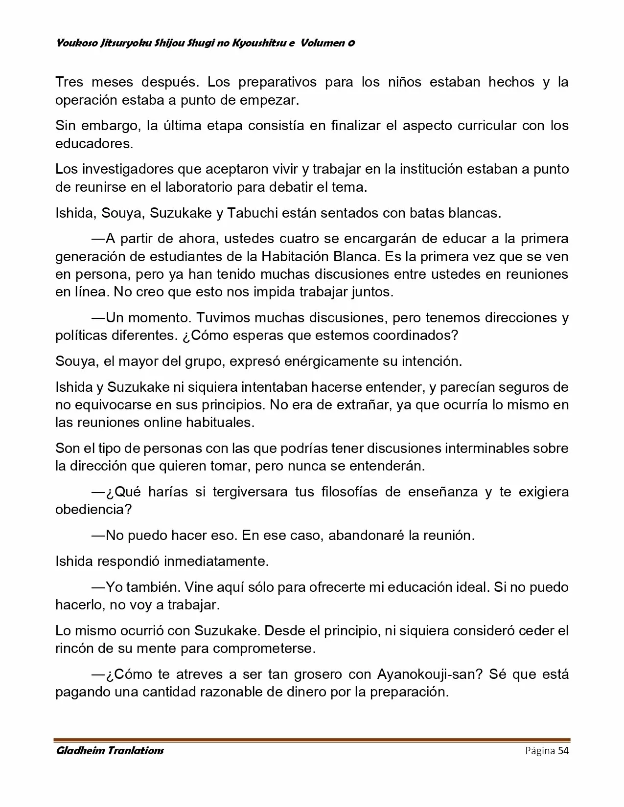 Página 54 del Manga