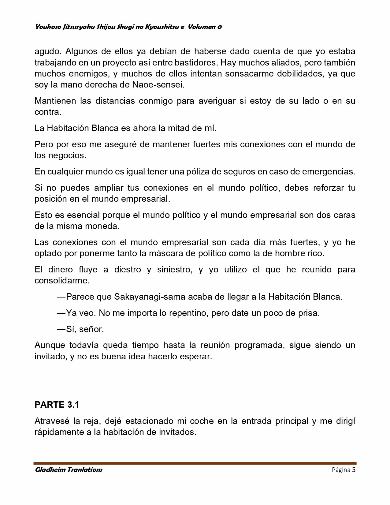 Página 5 del Manga
