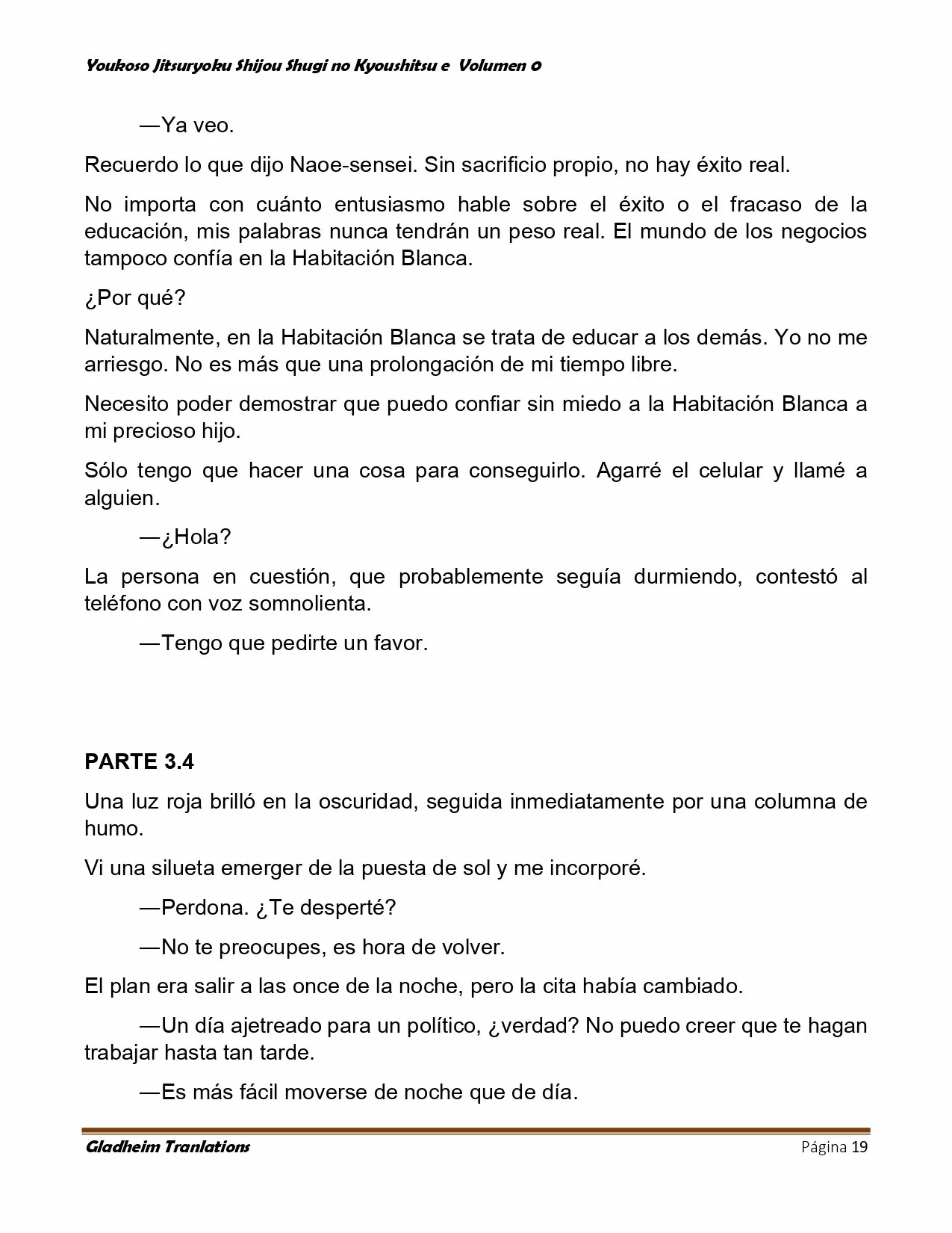 Página 19 del Manga