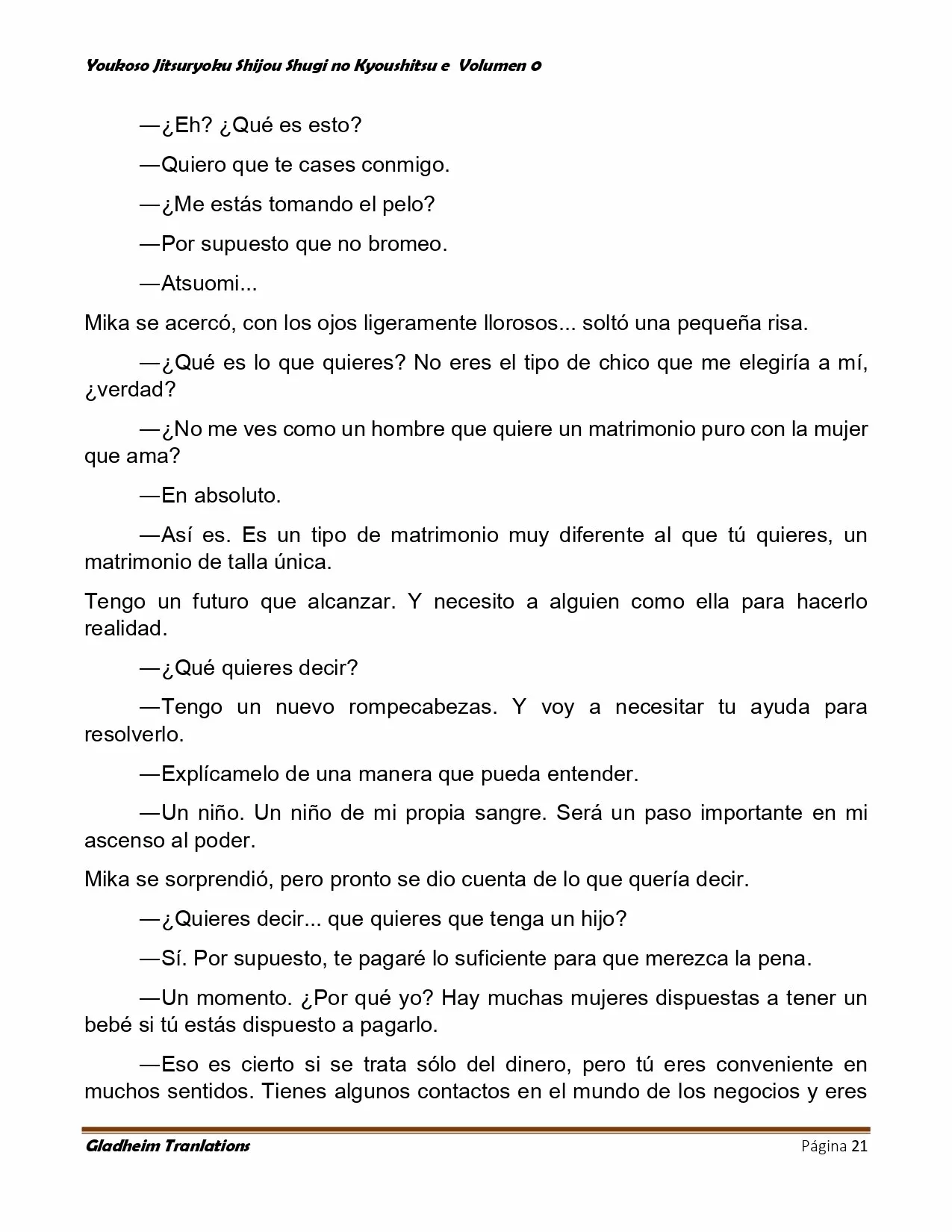 Página 21 del Manga