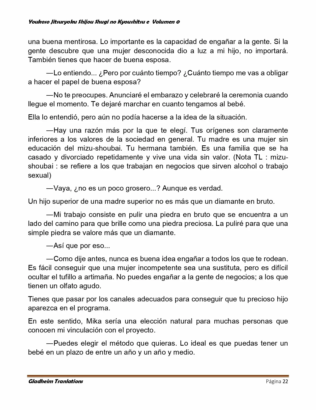 Página 22 del Manga