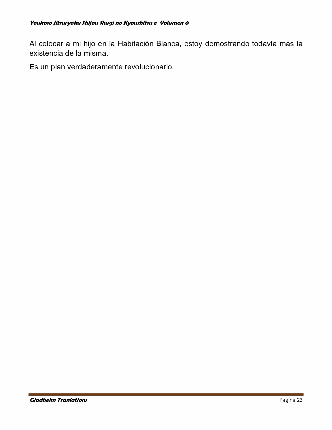 Página 23 del Manga