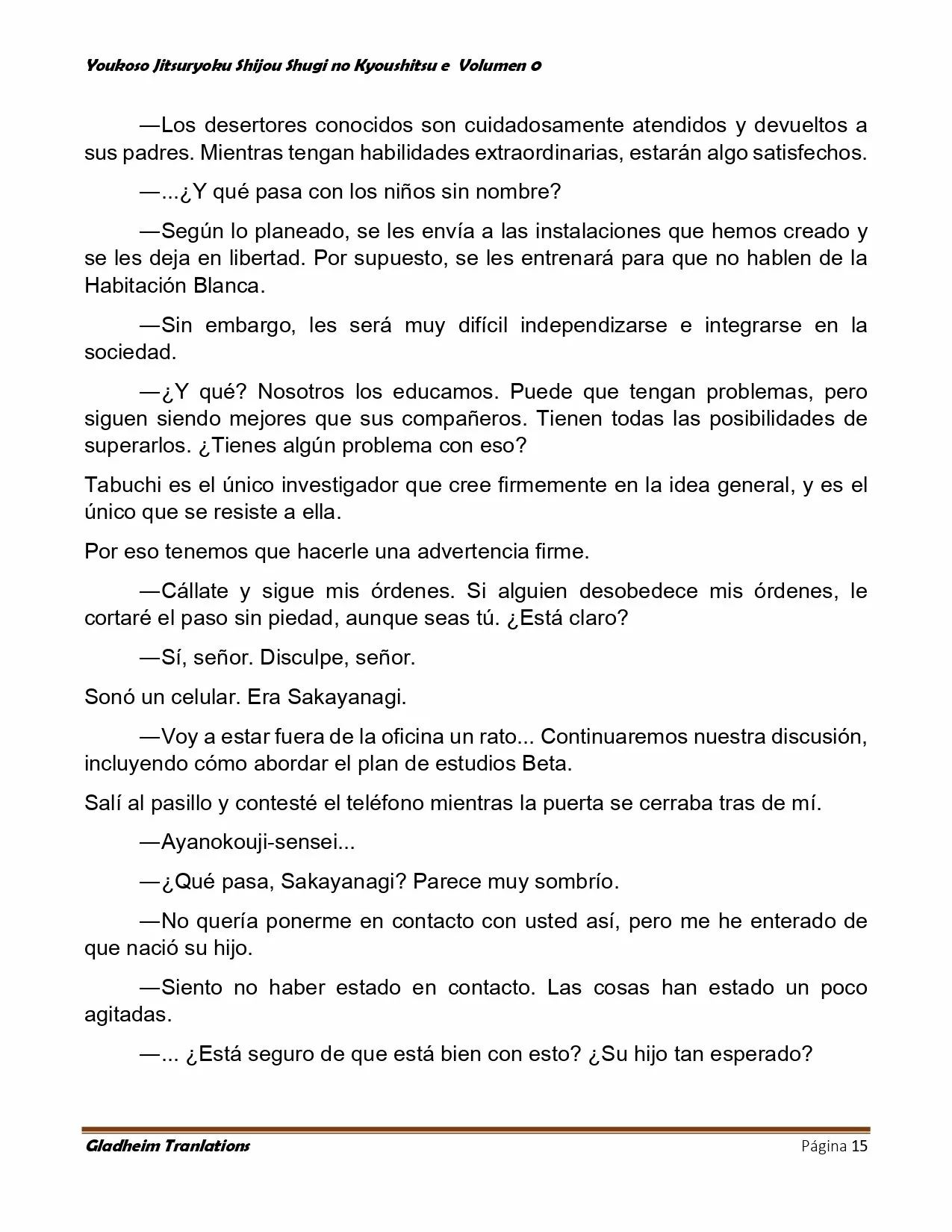 Página 15 del Manga