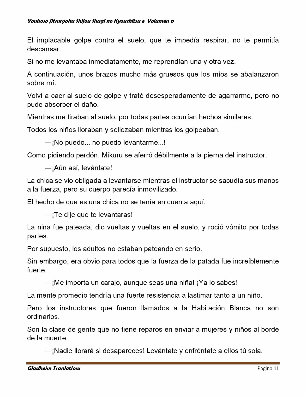 Página 11 del Manga