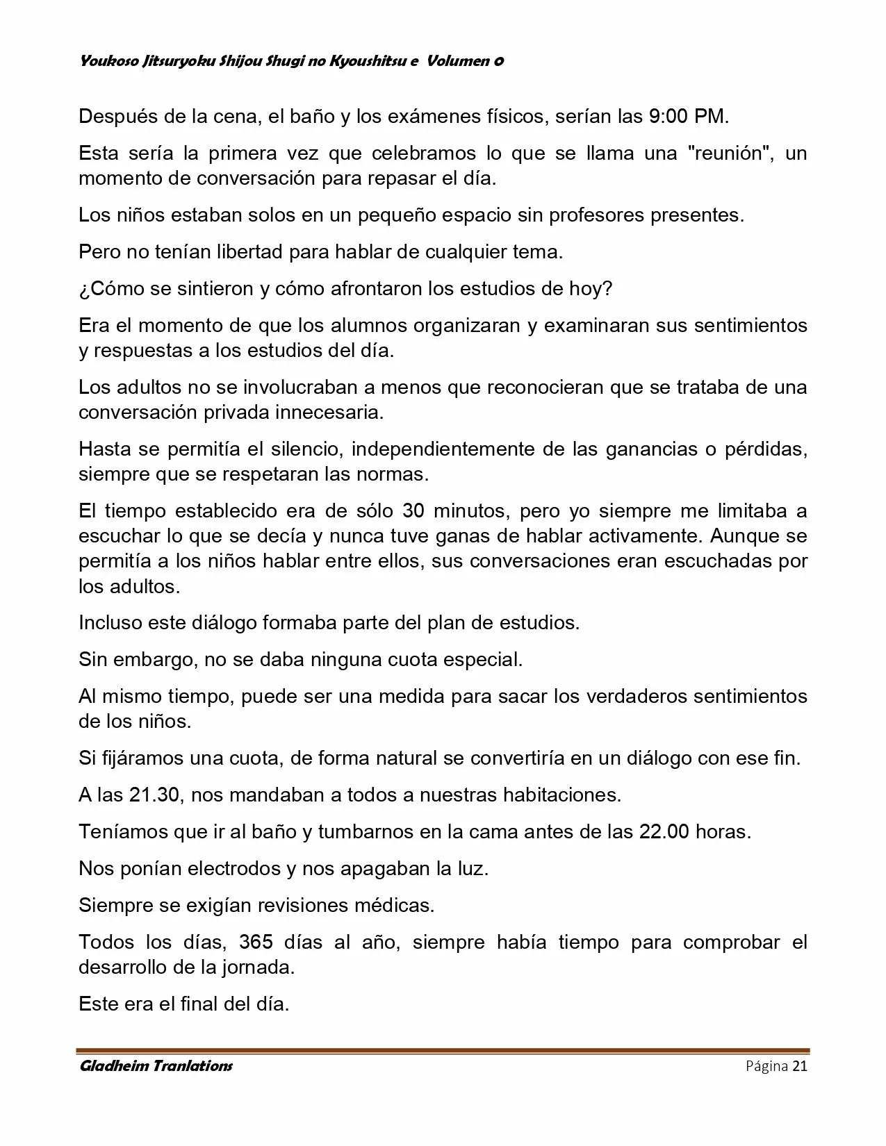 Página 21 del Manga