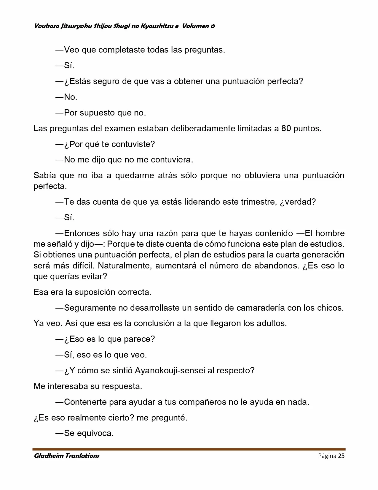 Página 25 del Manga