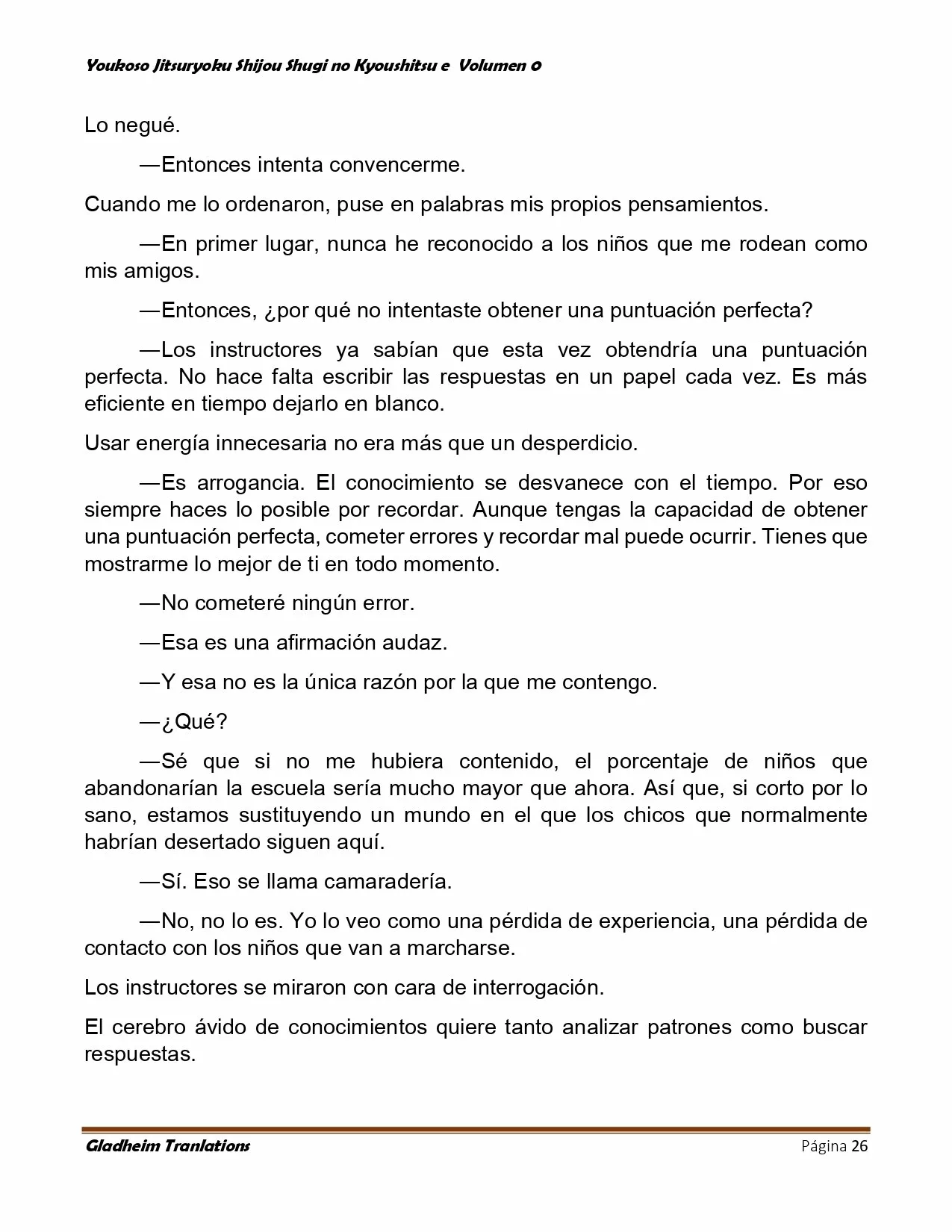 Página 26 del Manga