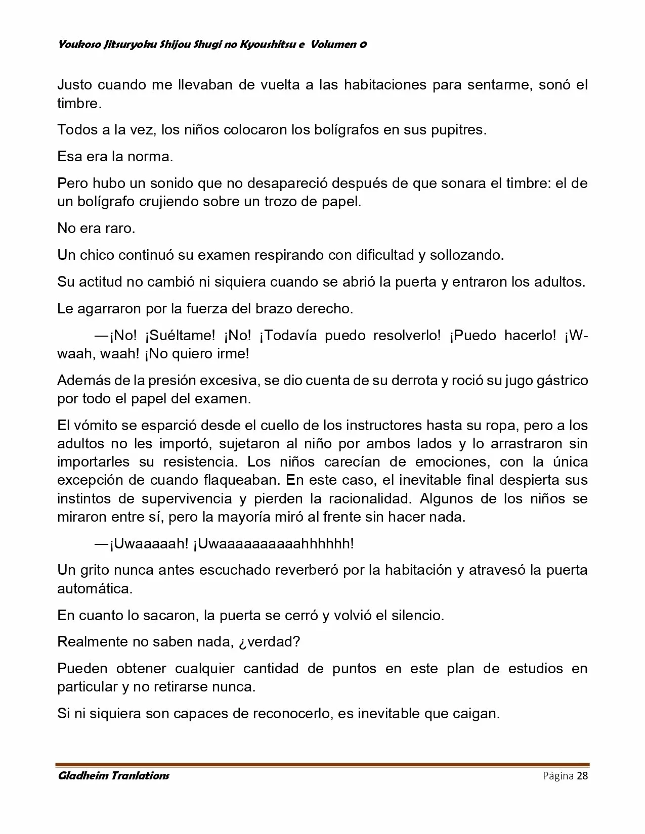 Página 28 del Manga