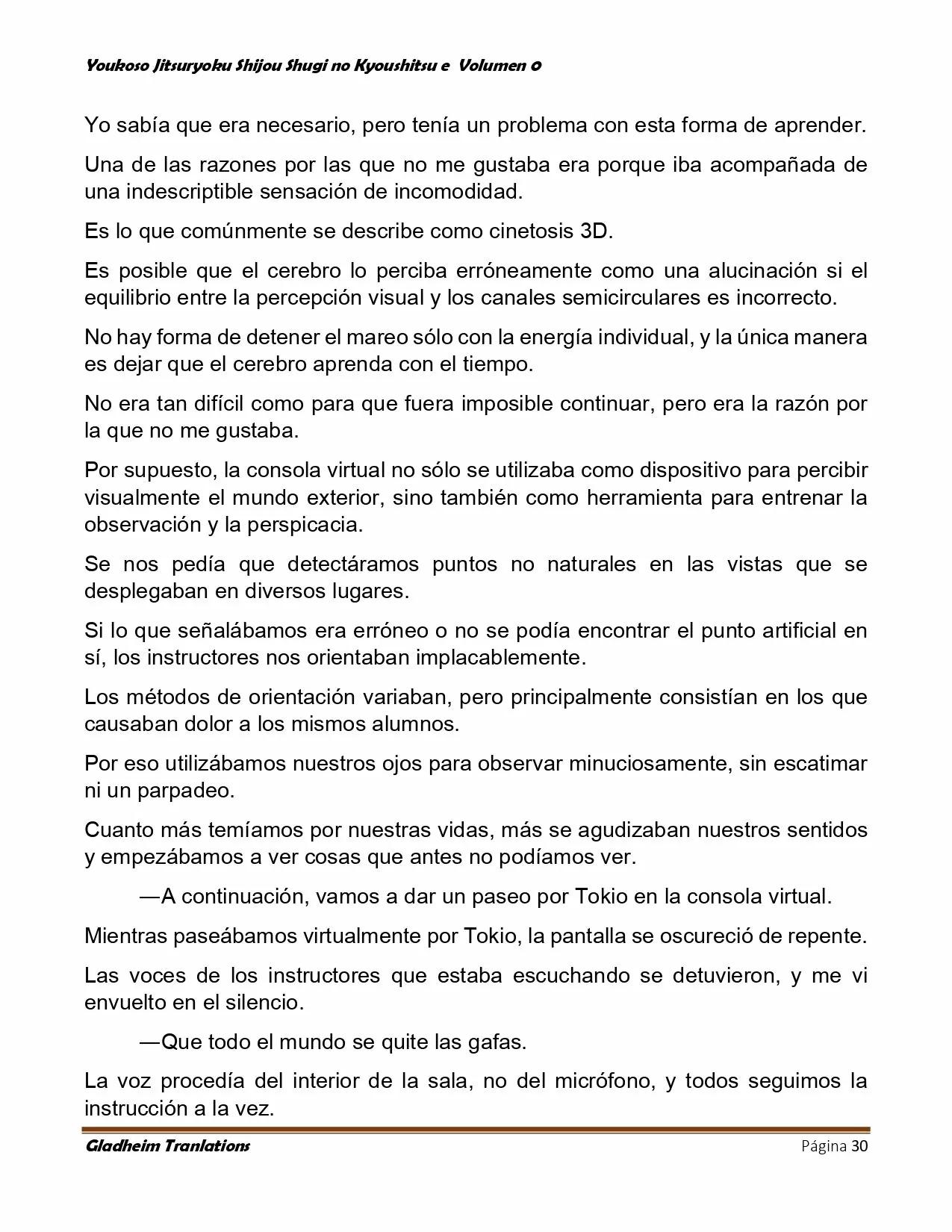 Página 30 del Manga