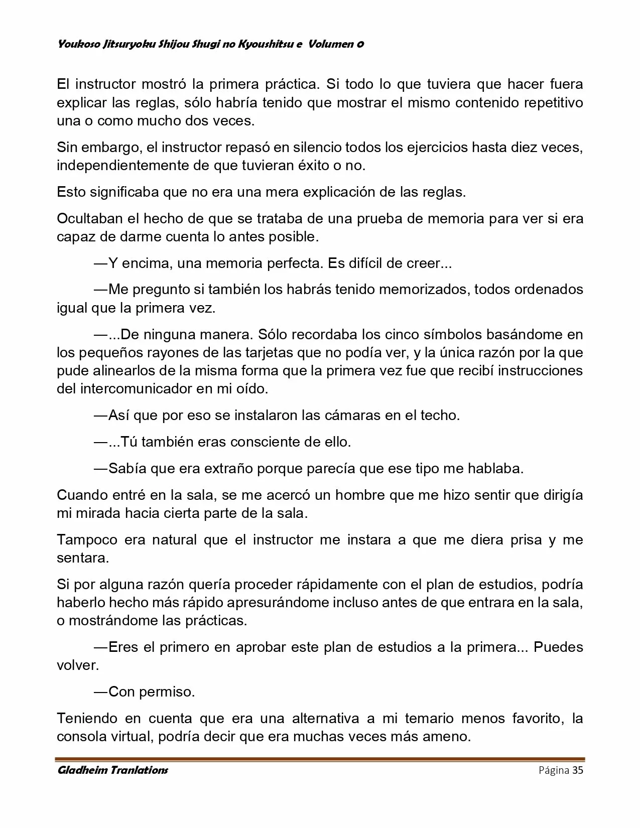 Página 35 del Manga