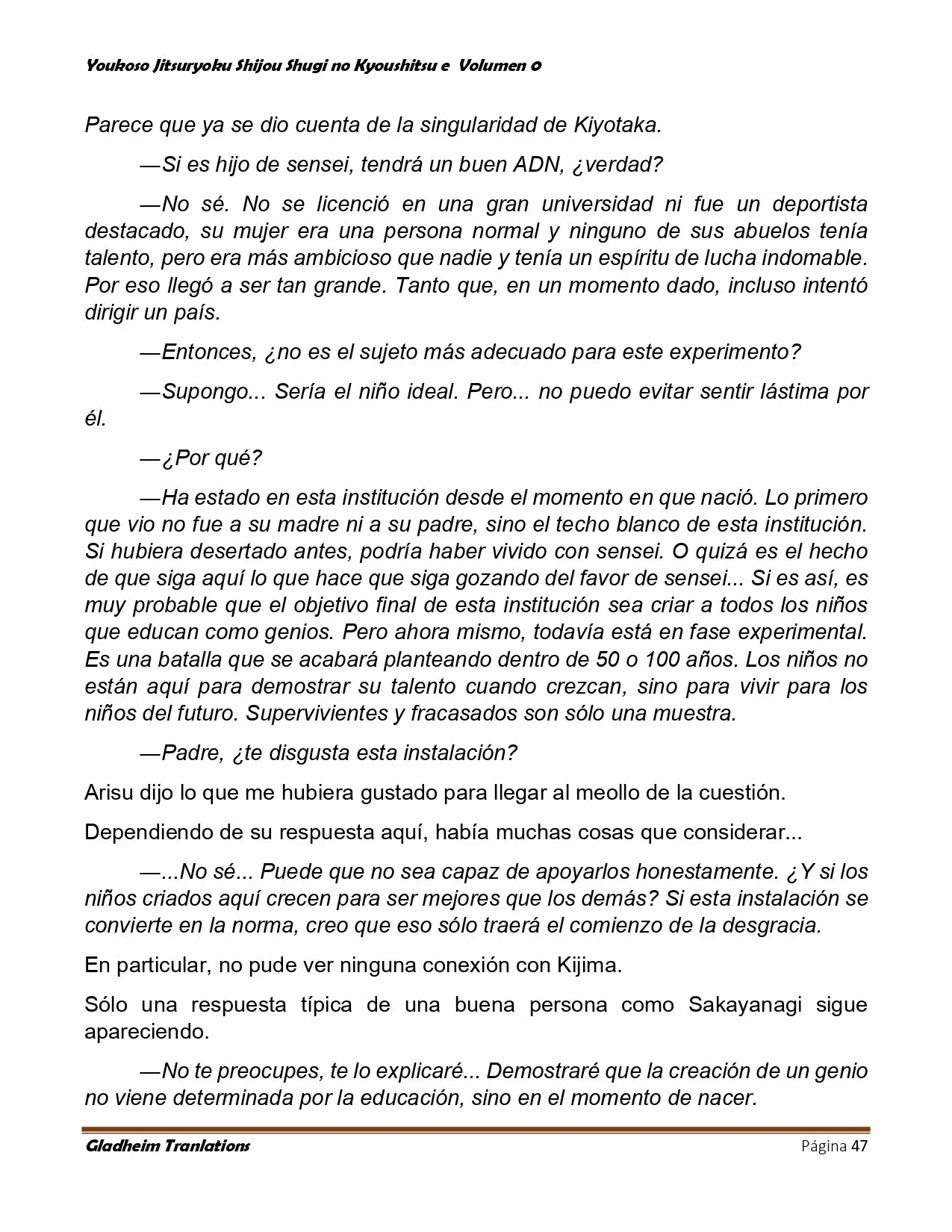 Página 47 del Manga