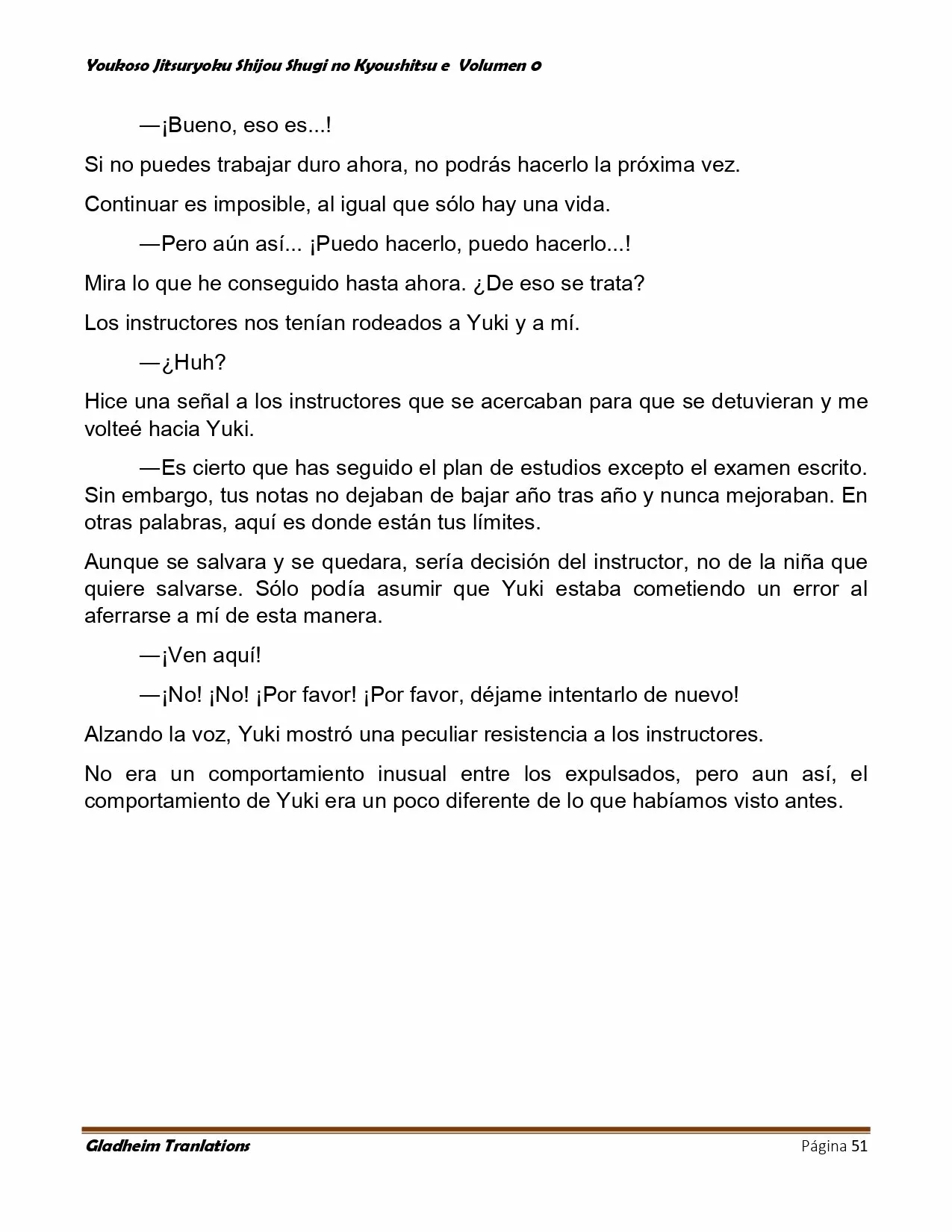 Página 51 del Manga