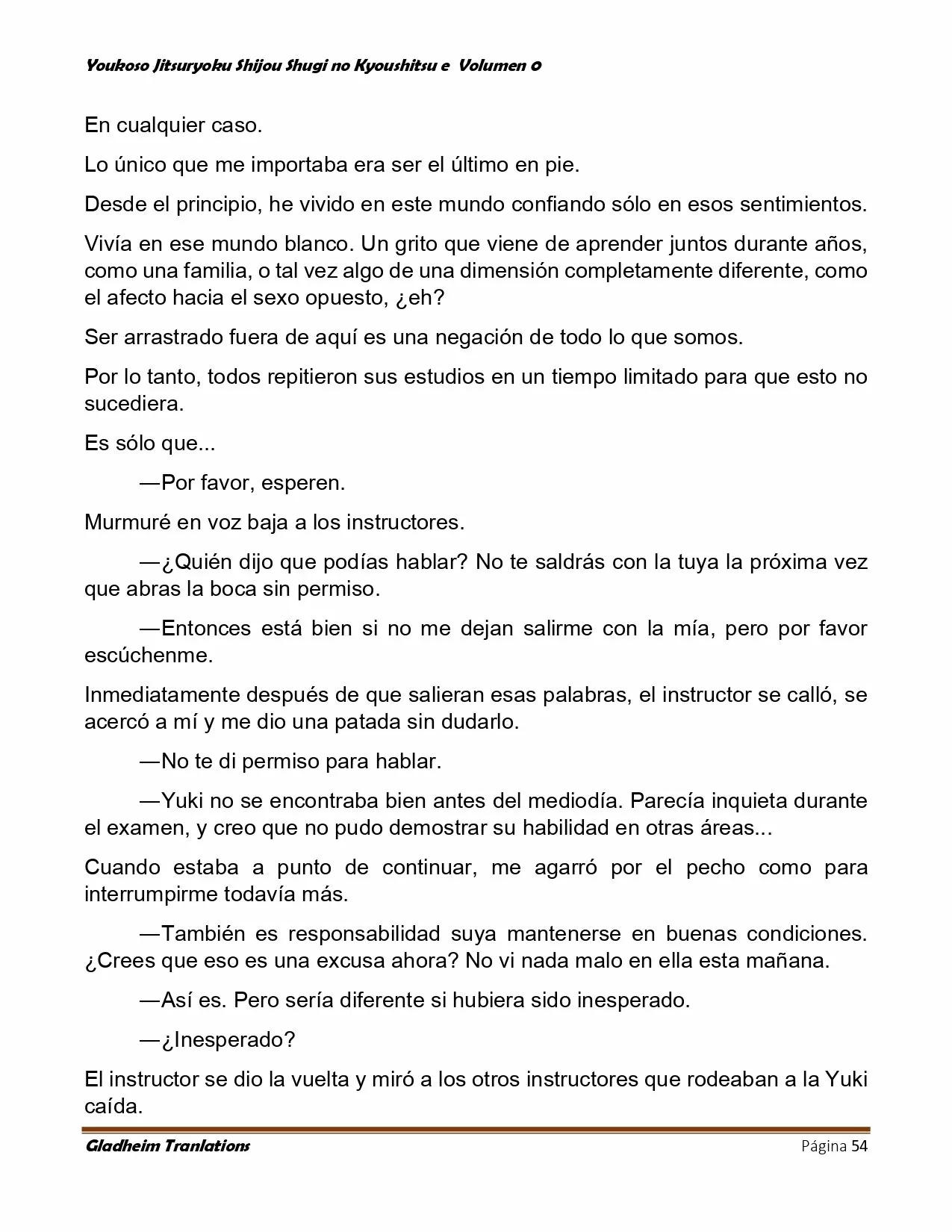 Página 54 del Manga
