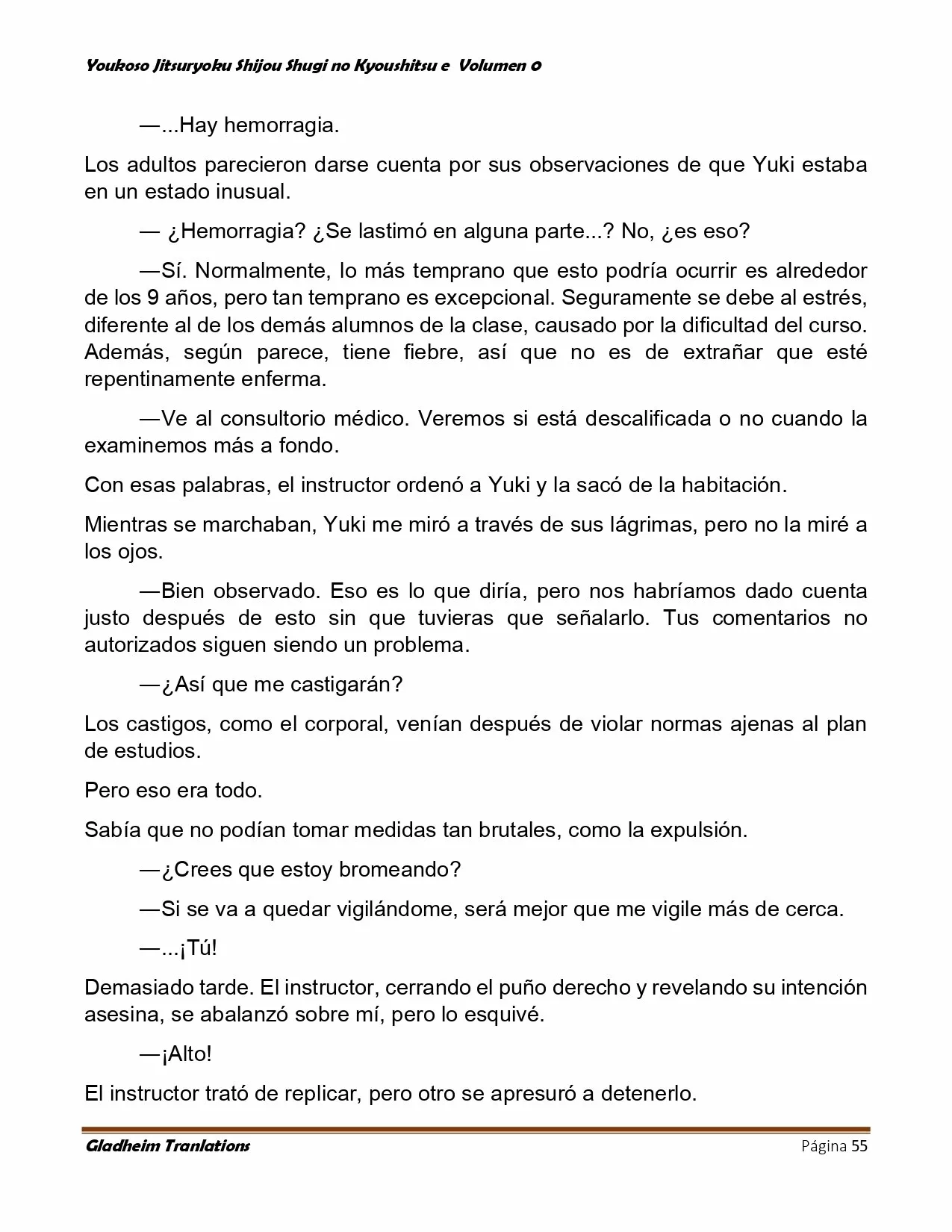 Página 55 del Manga