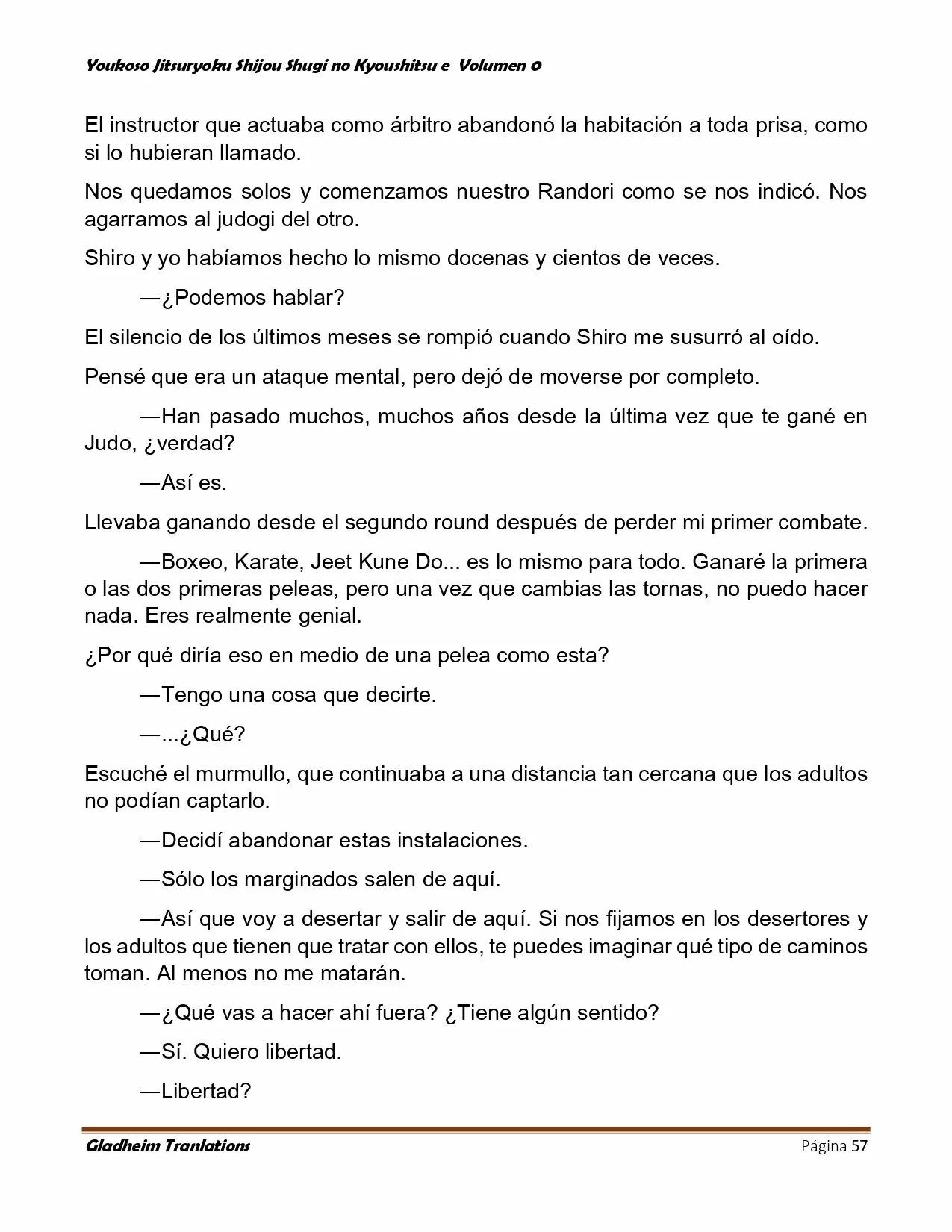 Página 57 del Manga