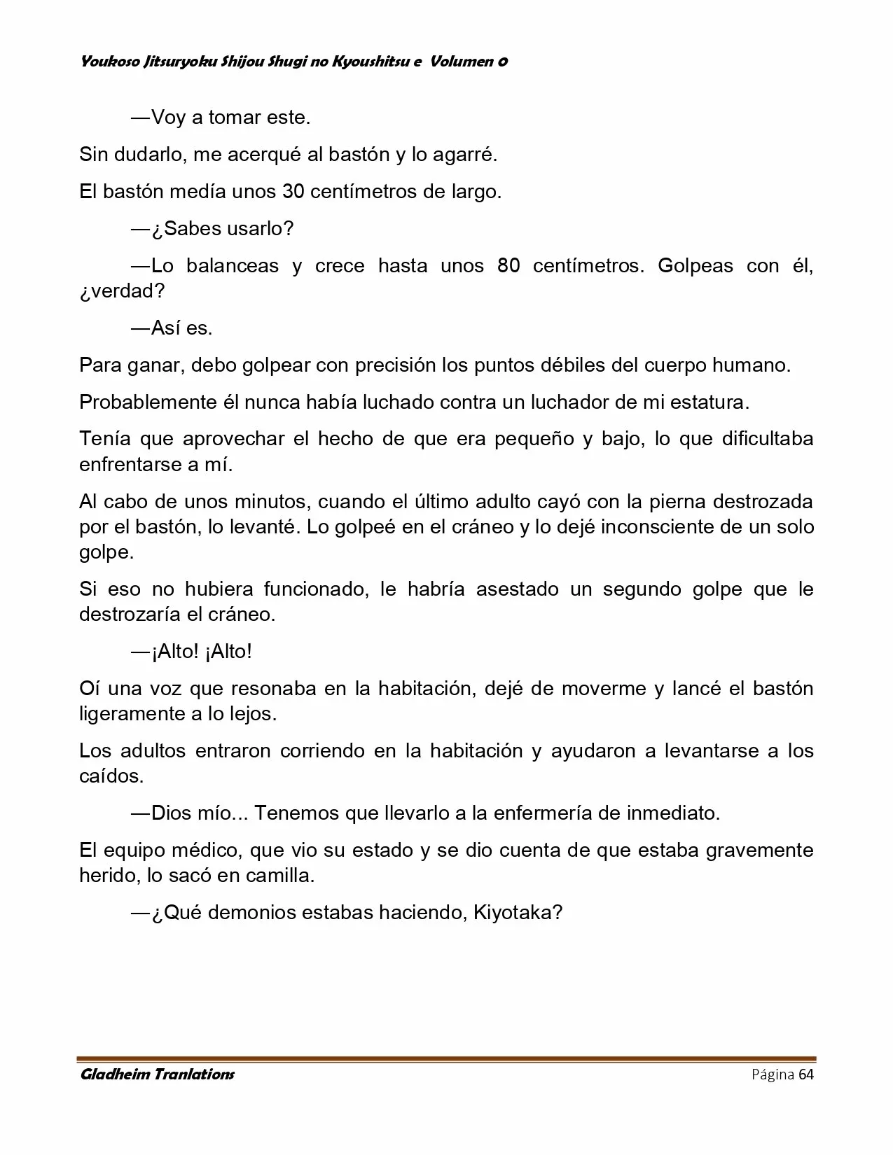 Página 64 del Manga