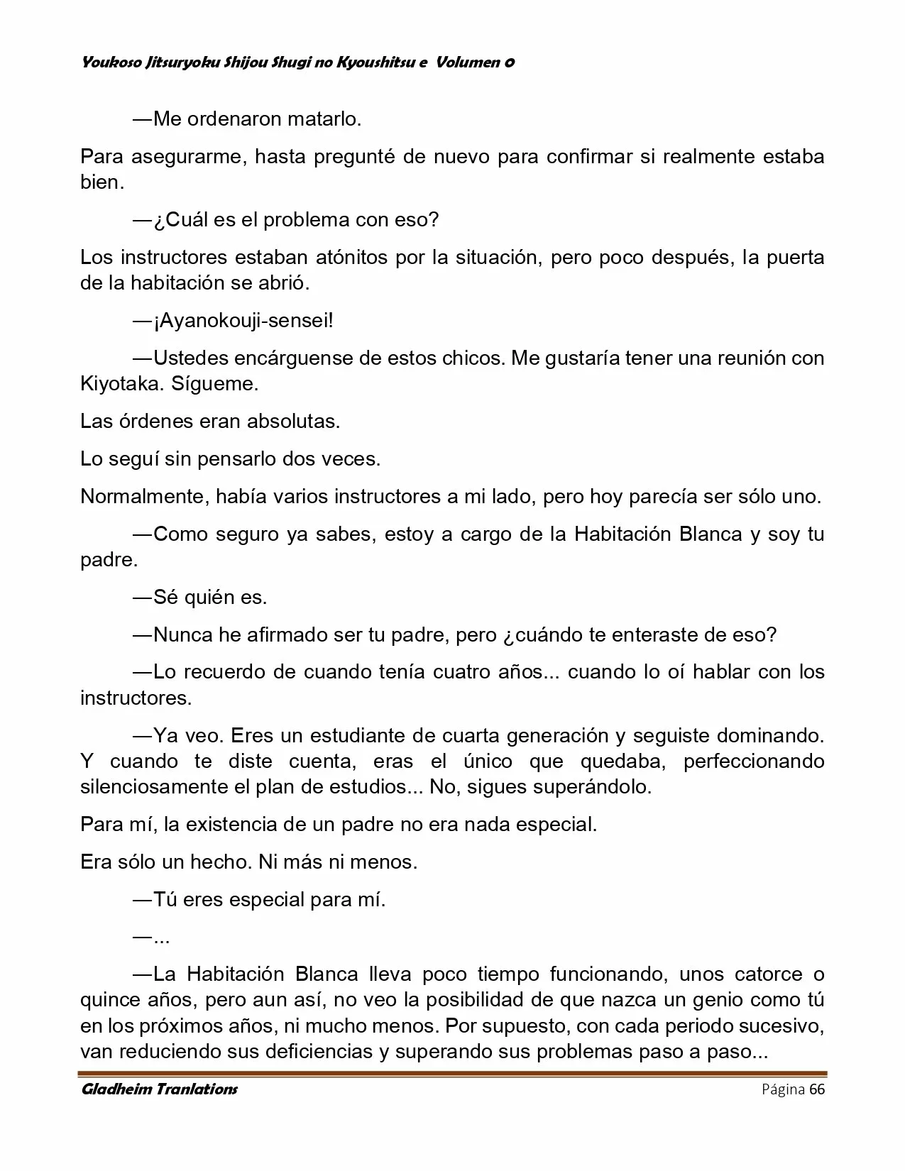 Página 66 del Manga