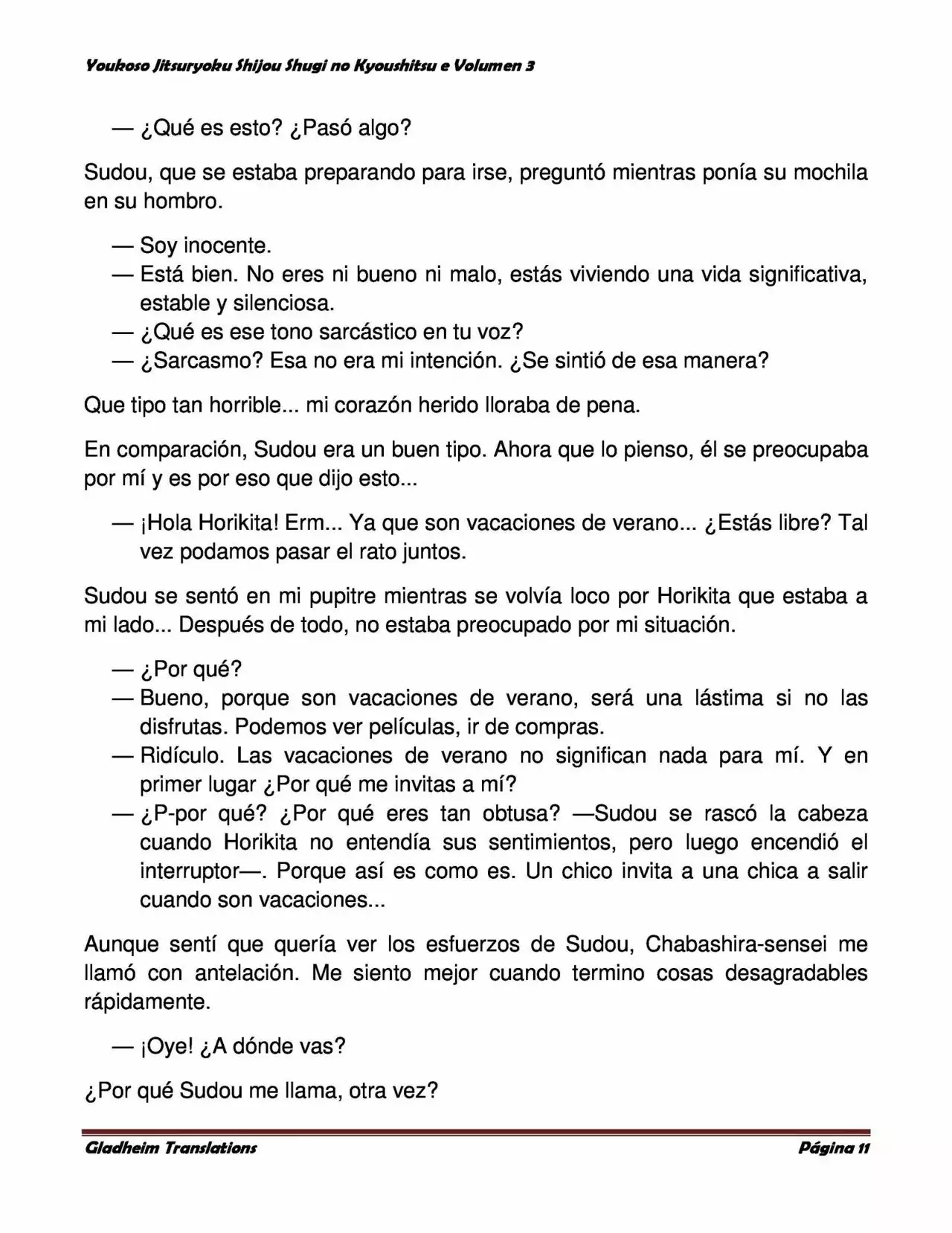 Página 11 del Manga