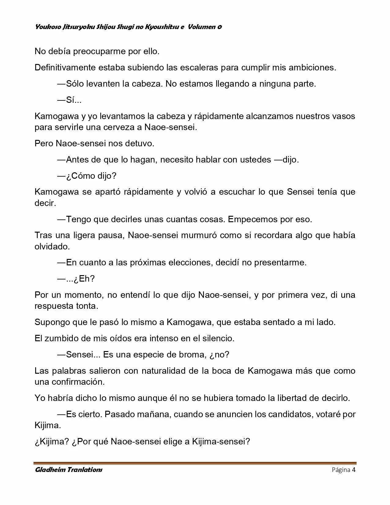 Página 4 del Manga