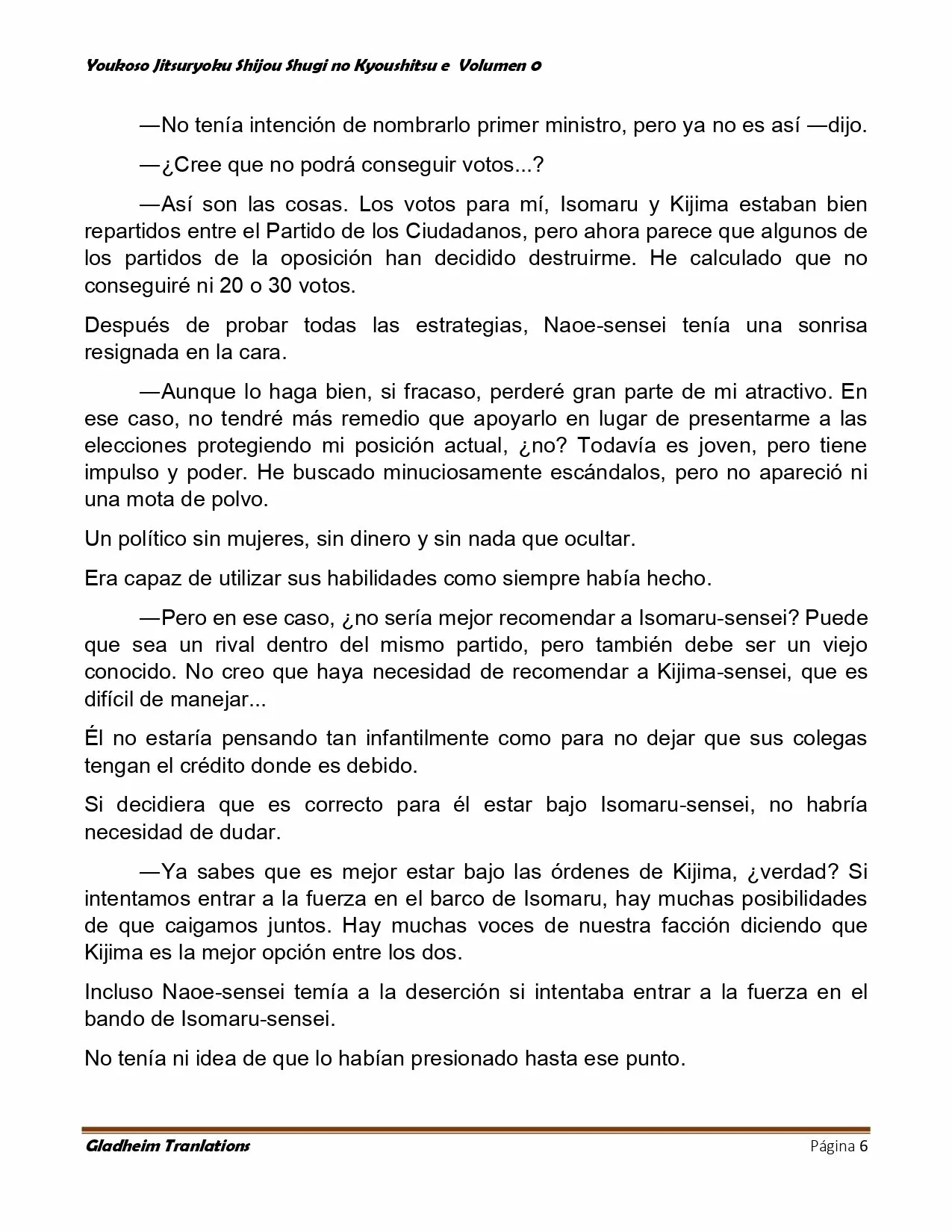 Página 6 del Manga