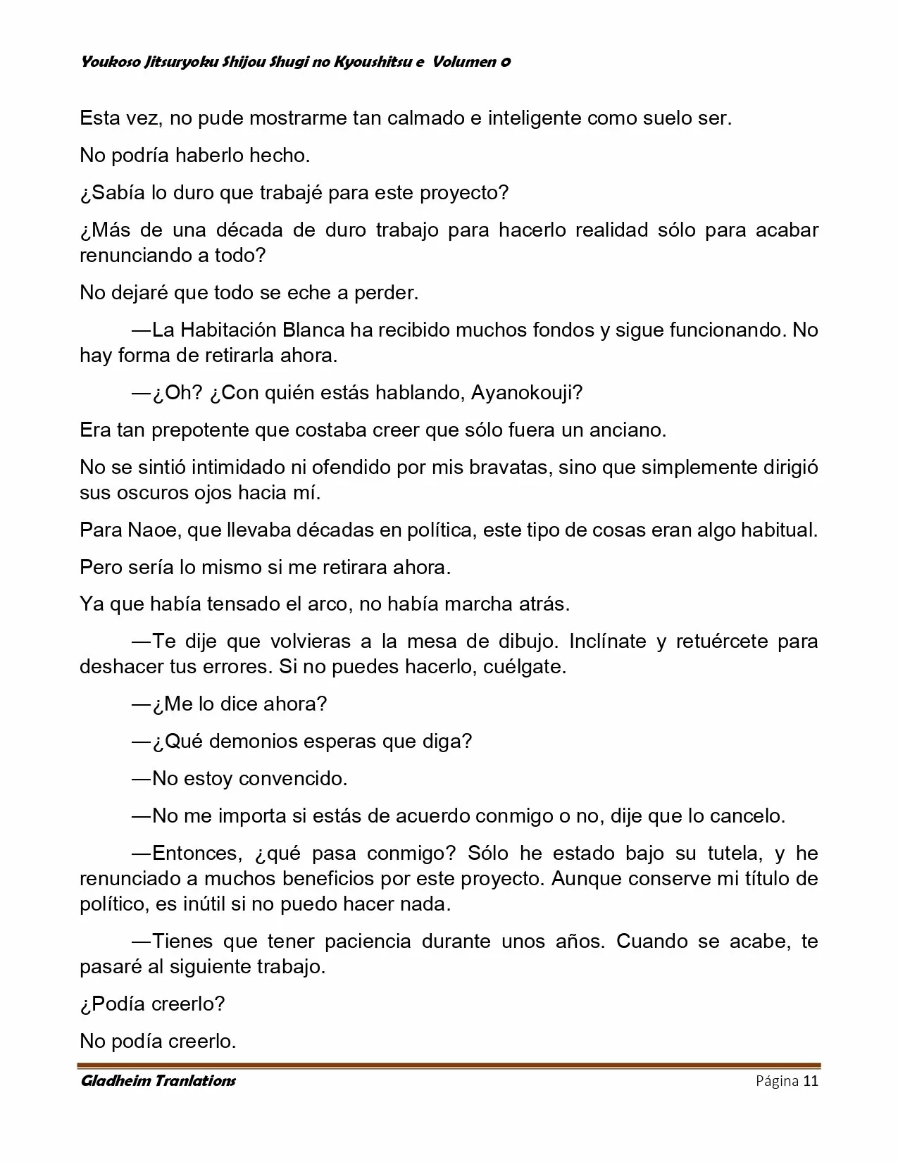 Página 11 del Manga