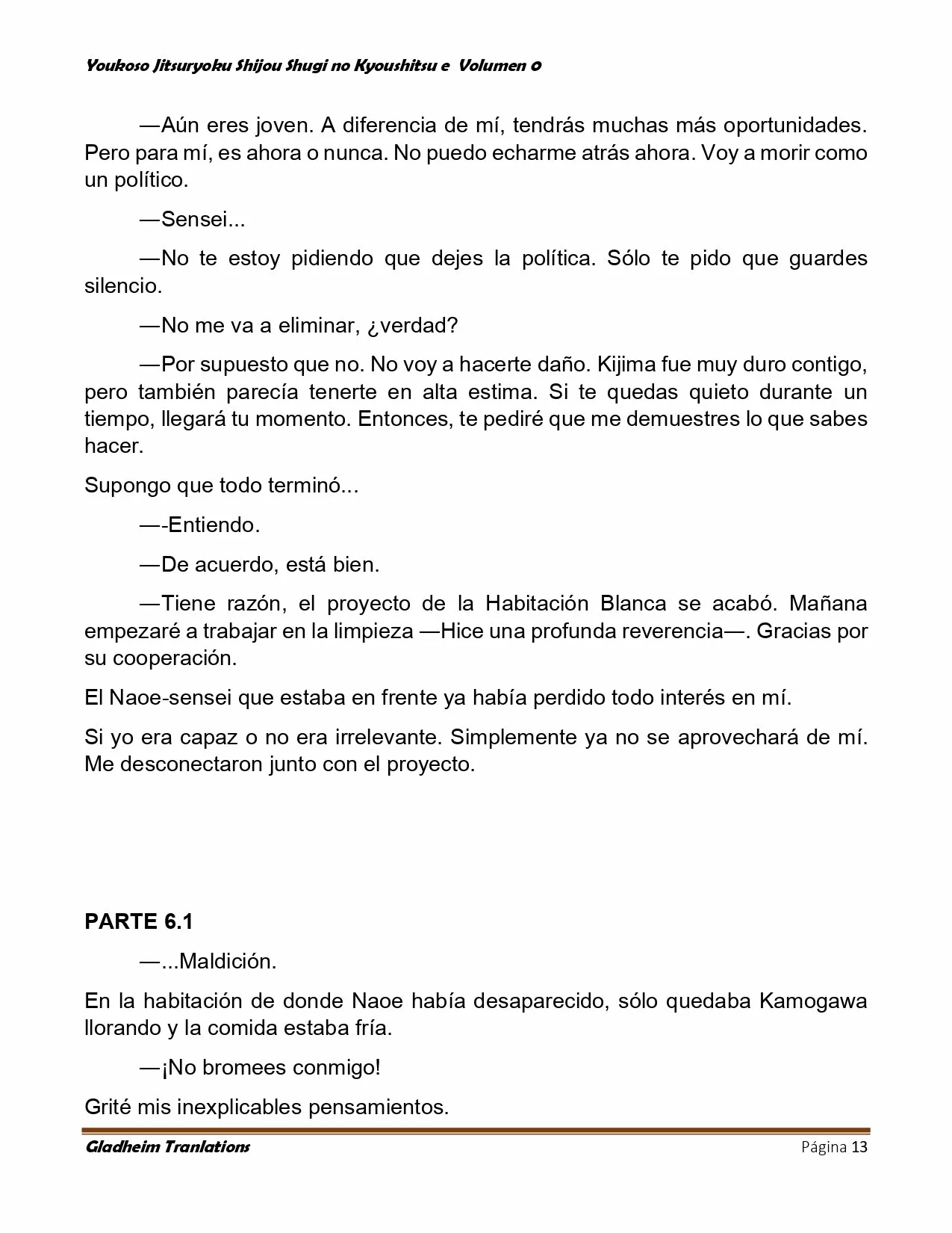 Página 13 del Manga