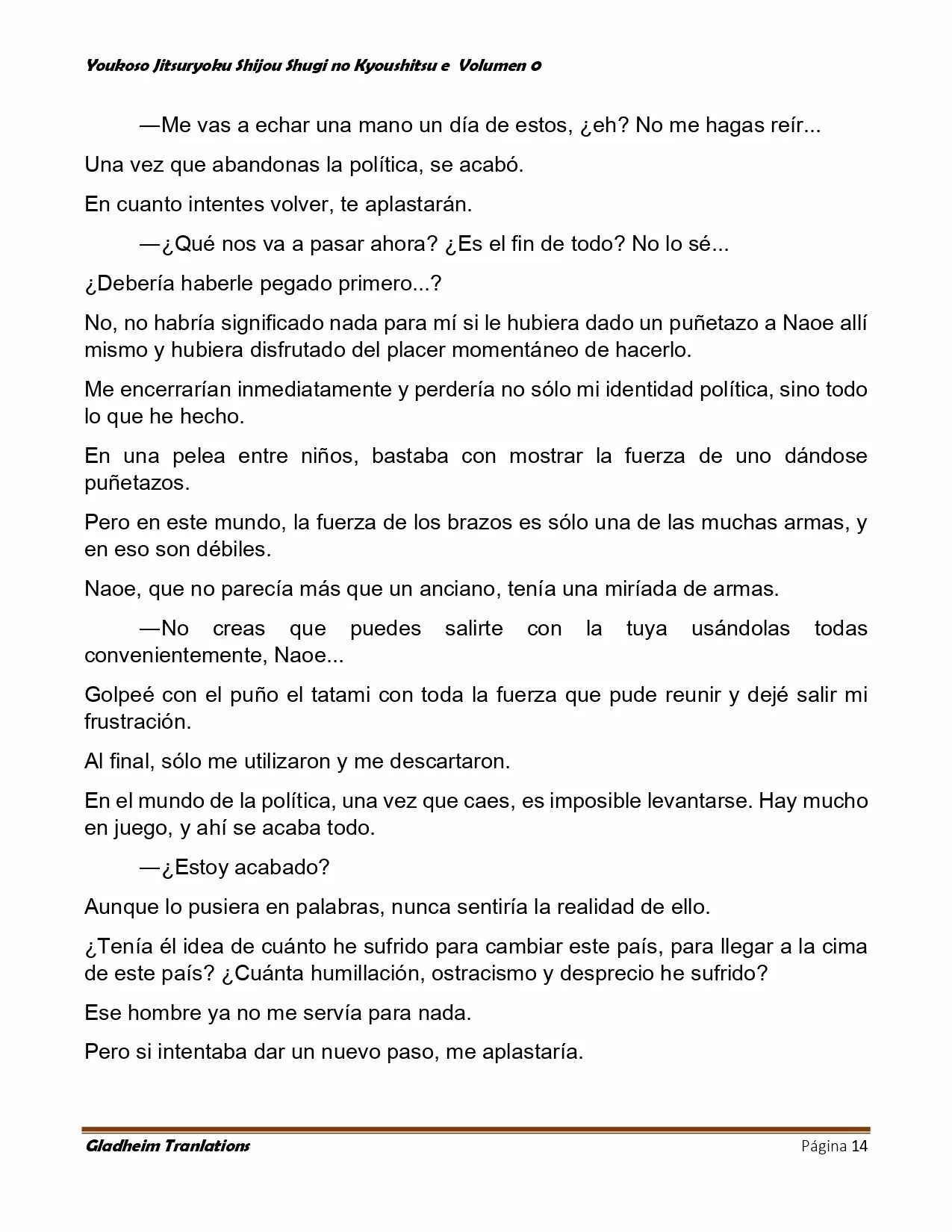 Página 14 del Manga