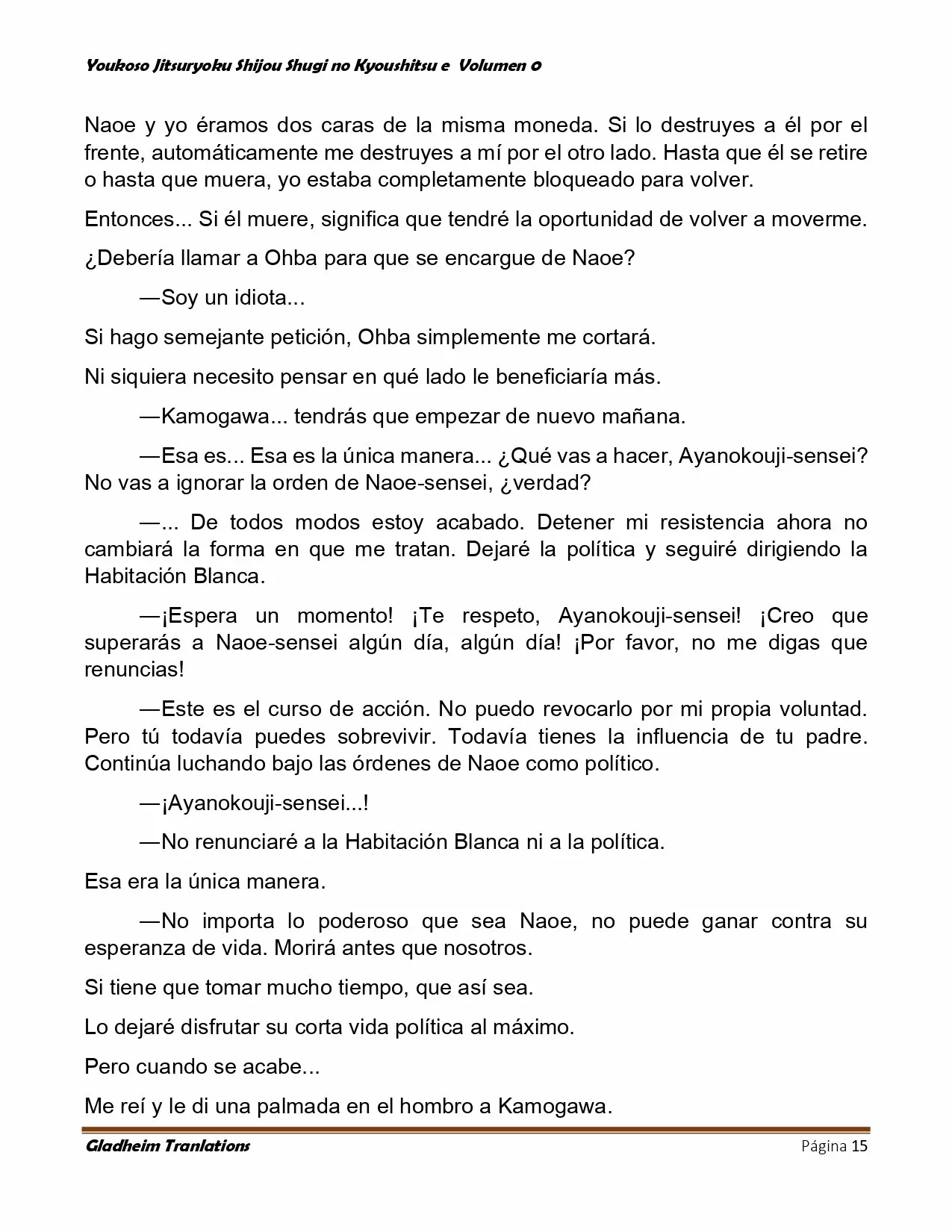 Página 15 del Manga