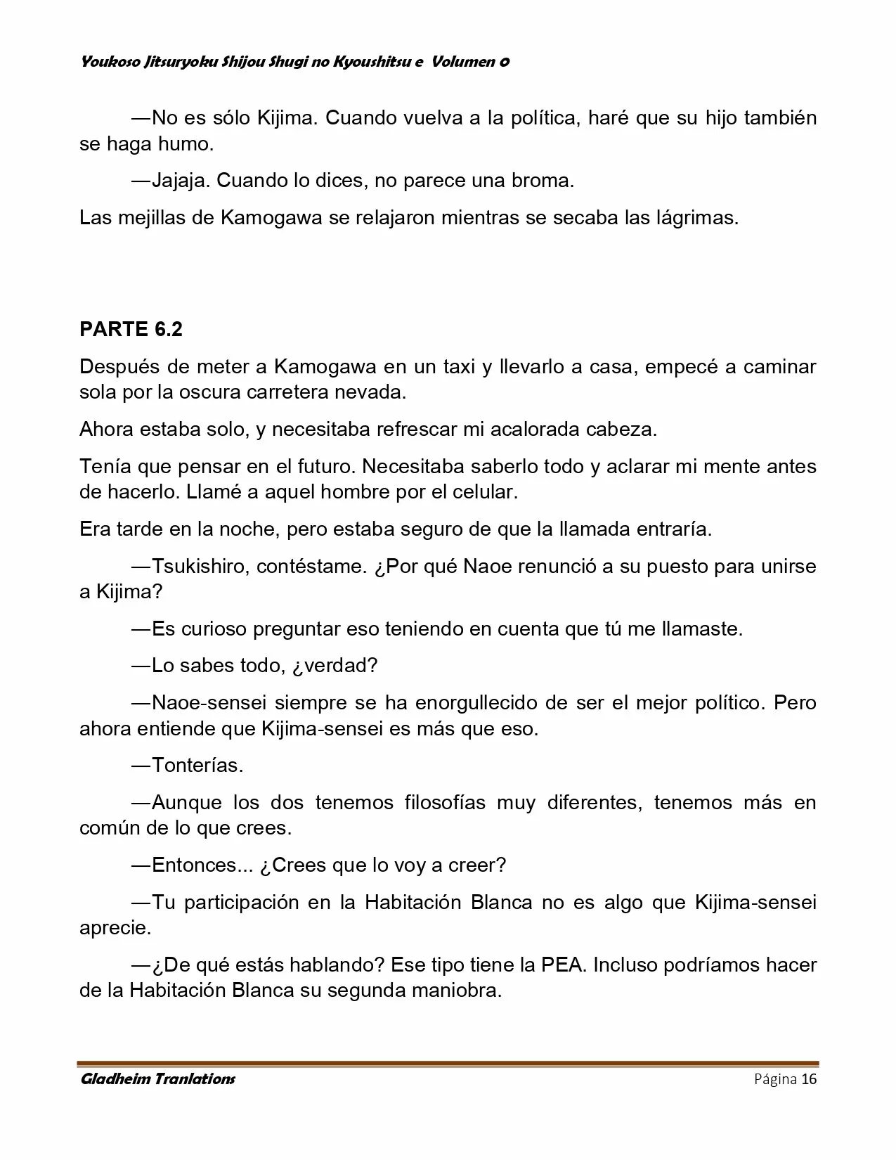 Página 16 del Manga