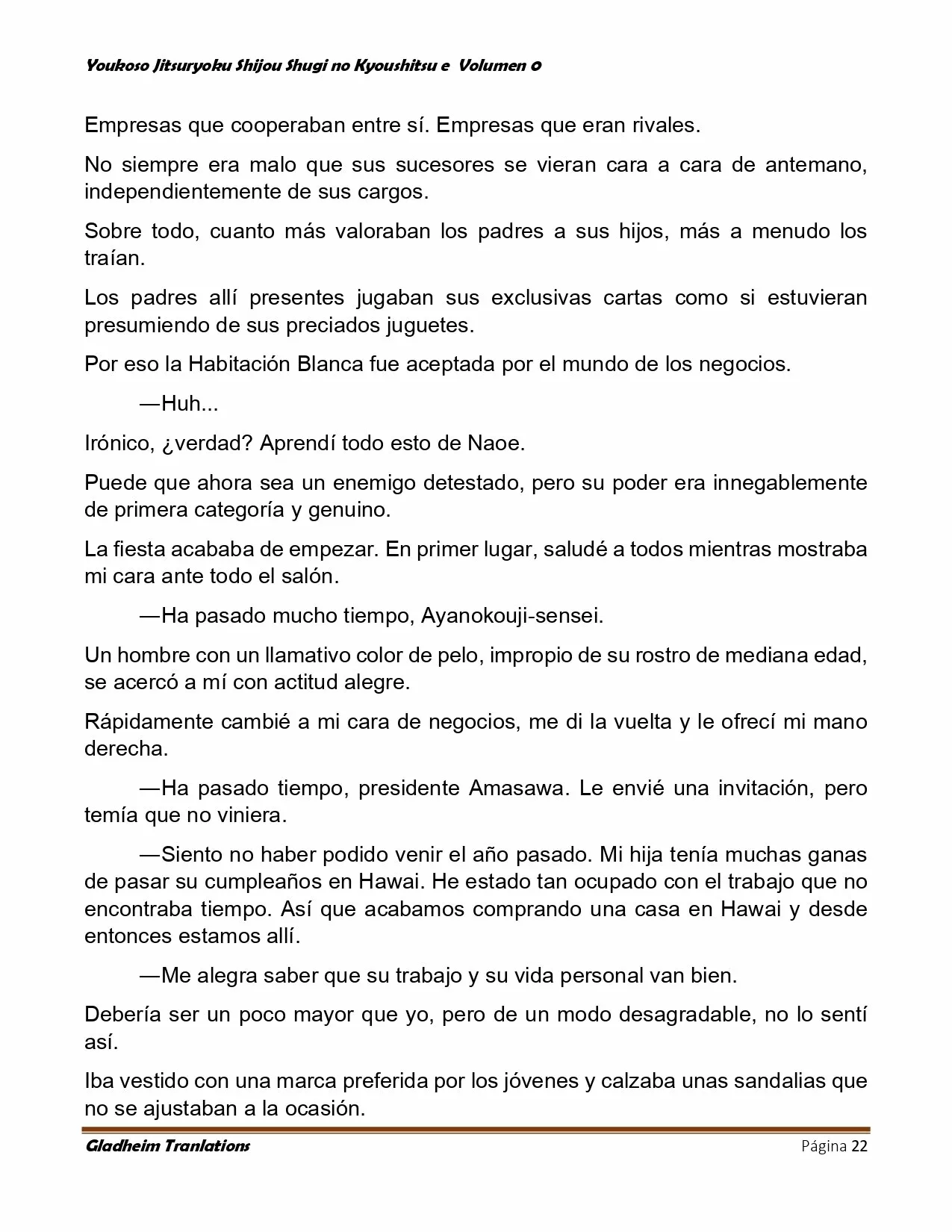 Página 22 del Manga