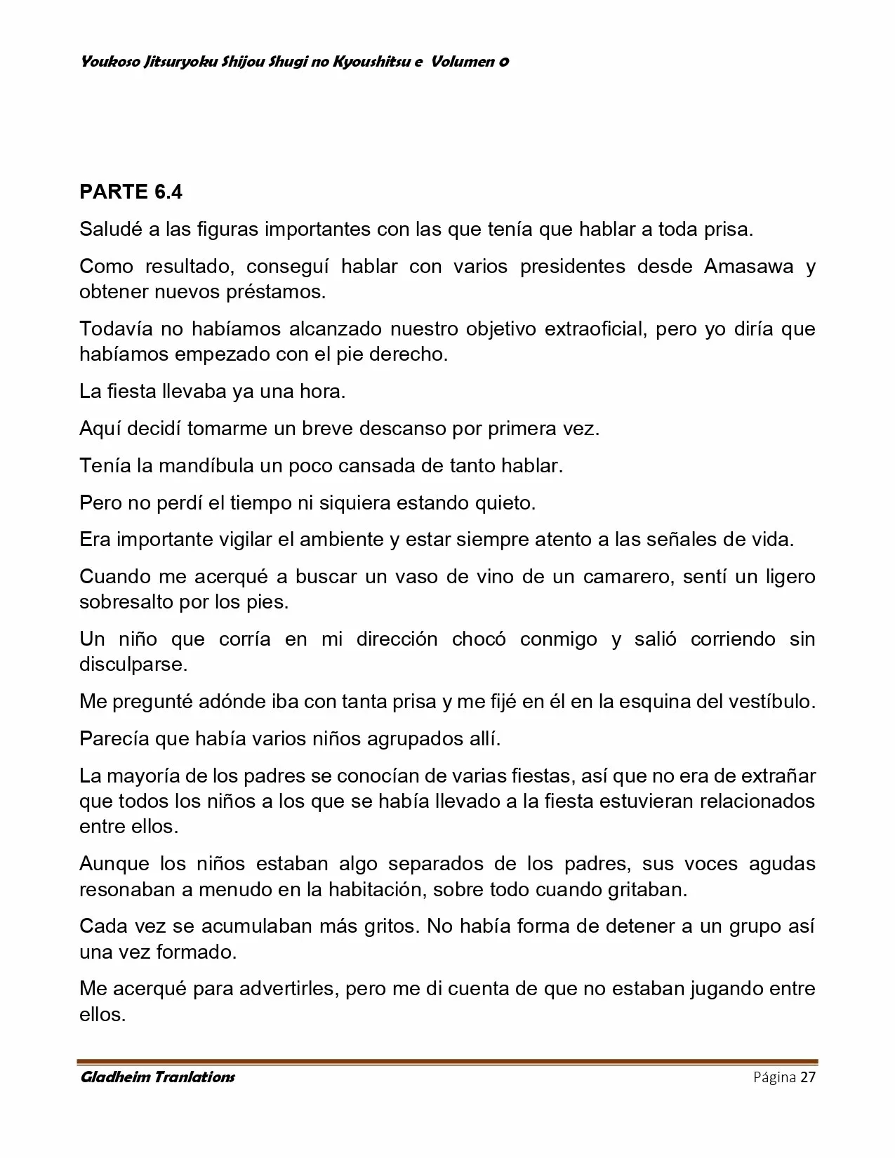 Página 27 del Manga