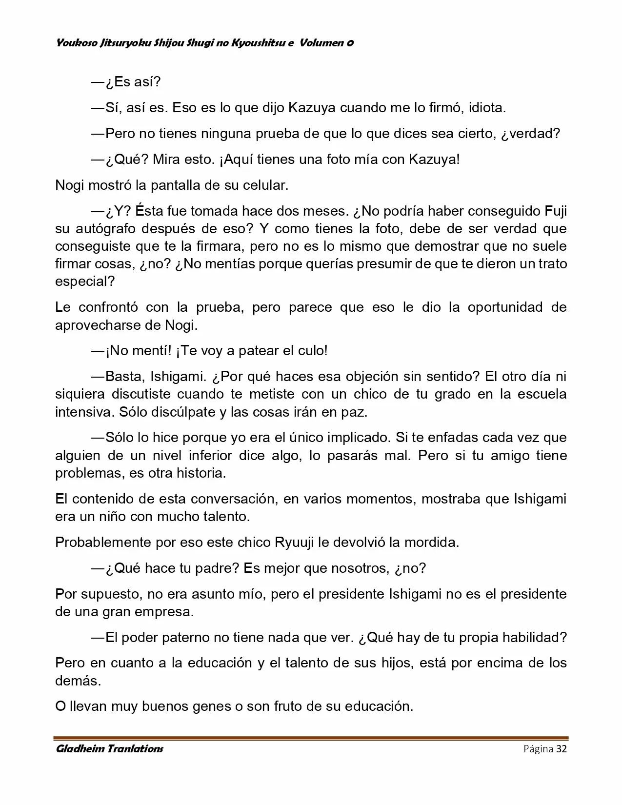 Página 32 del Manga